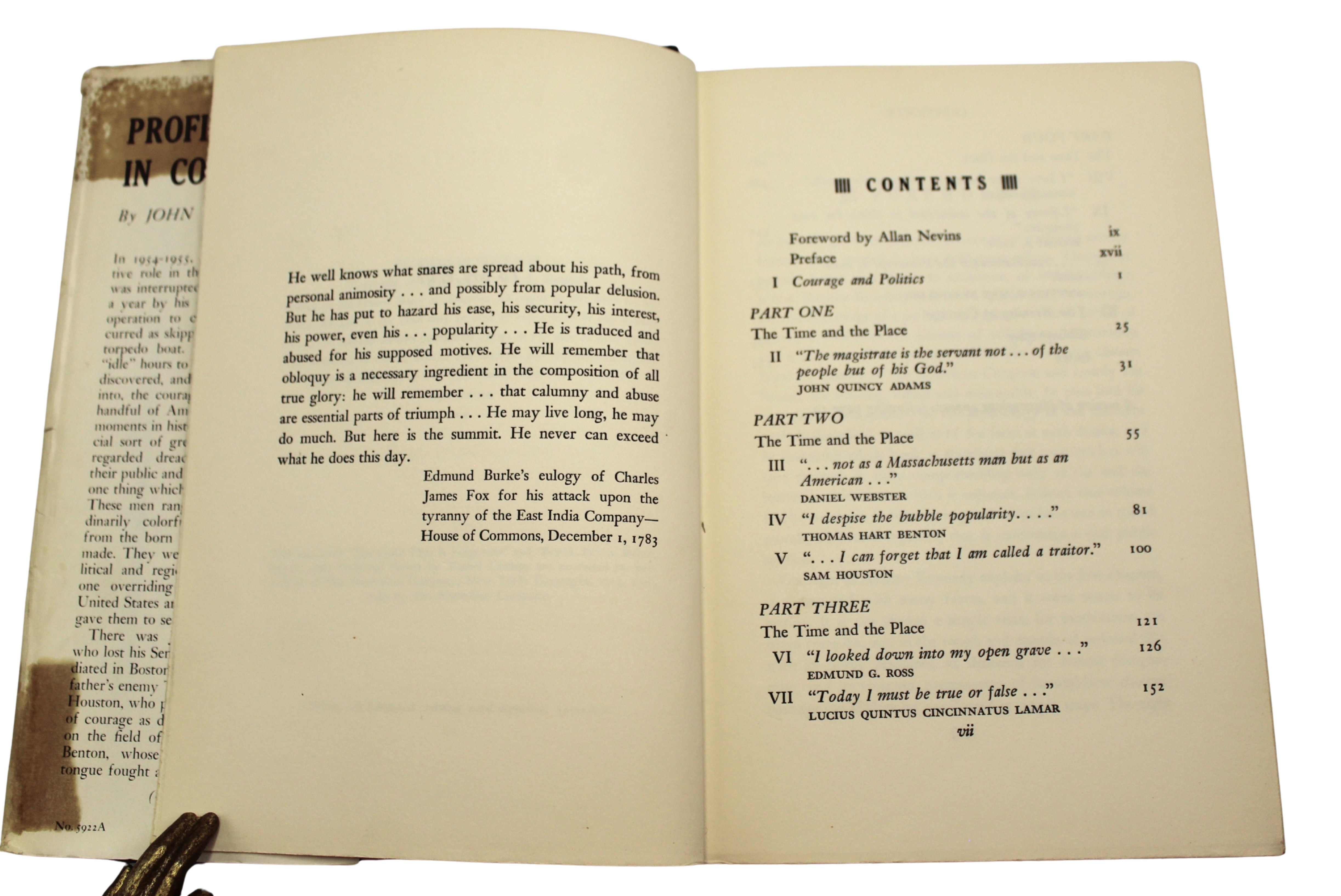 Profiles in Courage by John F. Kennedy, First Edition, First Printing, 1956