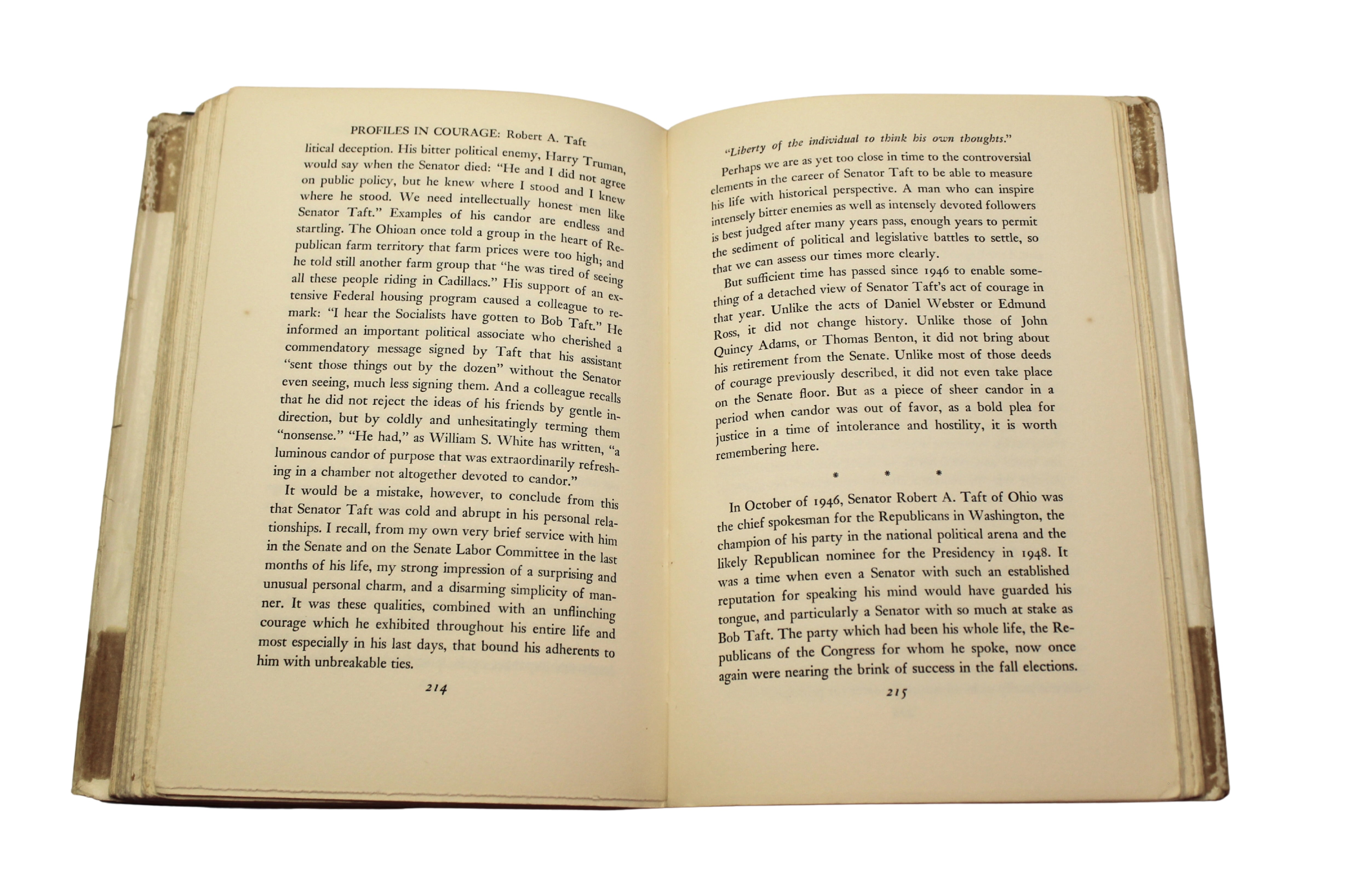 Profiles in Courage by John F. Kennedy, First Edition, First Printing, 1956