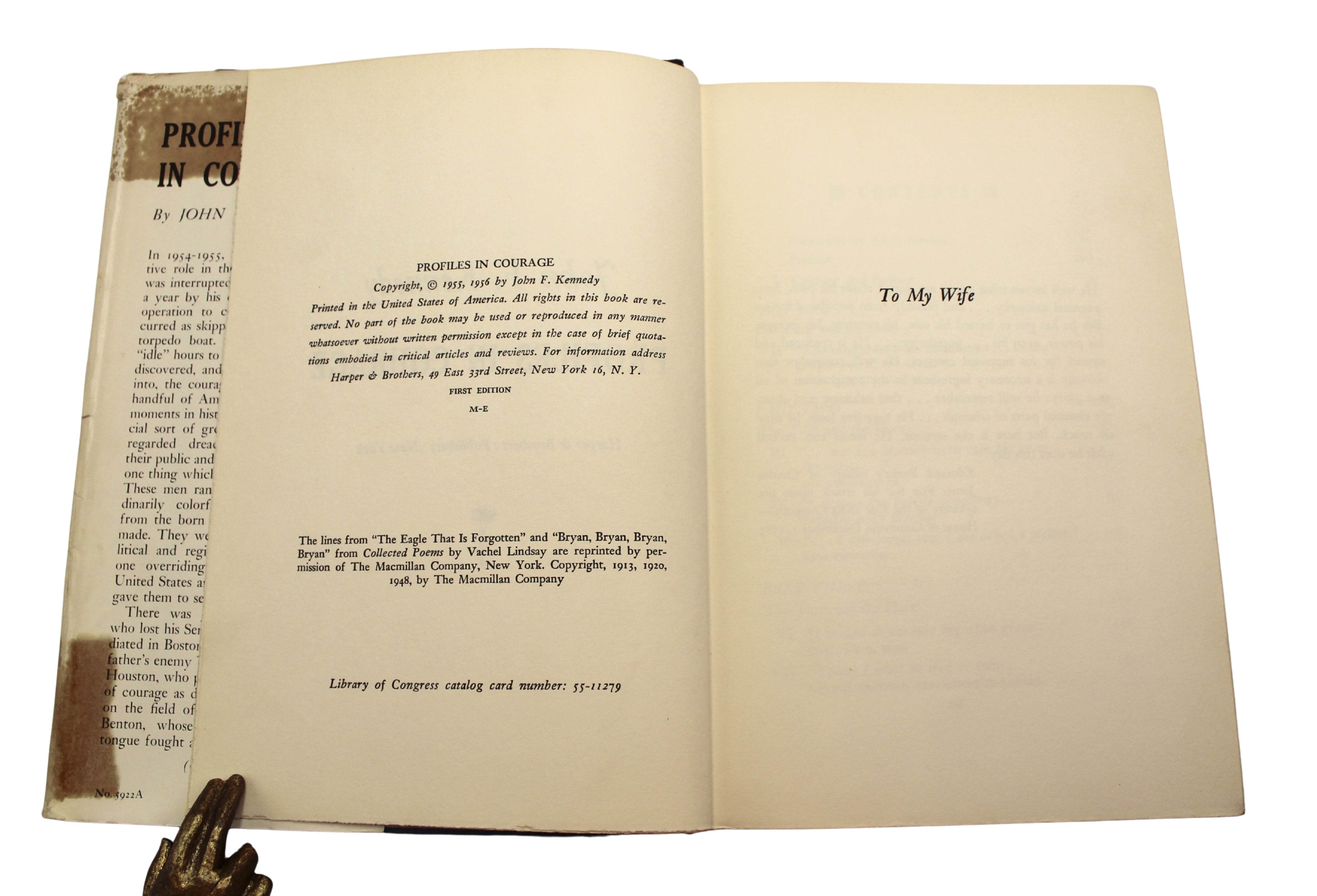 Profiles in Courage by John F. Kennedy, First Edition, First Printing, 1956