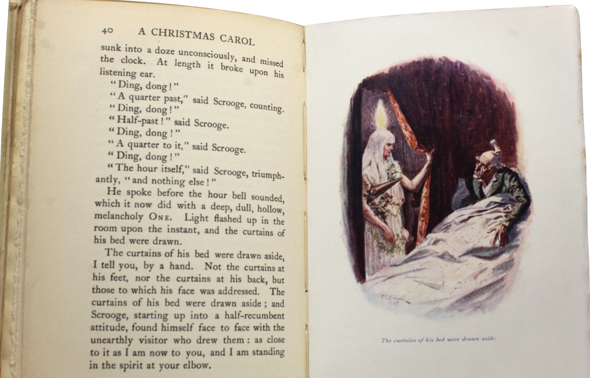 A Christmas Carol In Prose Being A Ghost Story of Christmas by Charles Dickens, Illustrated by Charles E. Brock, 1905