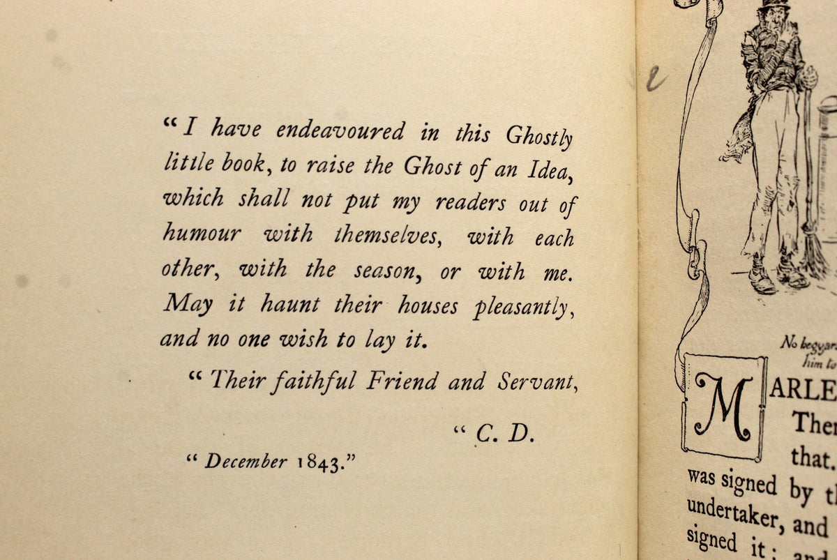 A Christmas Carol In Prose Being A Ghost Story of Christmas by Charles Dickens, Illustrated by Charles E. Brock, 1905