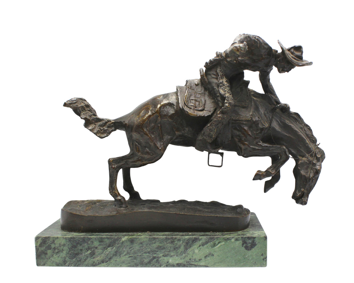 "The Bronco Buster" Bronze Sculpture, after Frederic Remington
