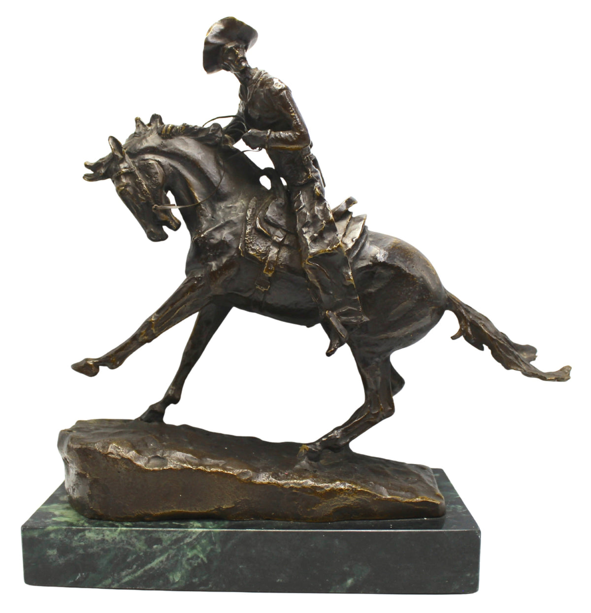 "The Cowboy" Bronze Sculpture, after Frederic Remington