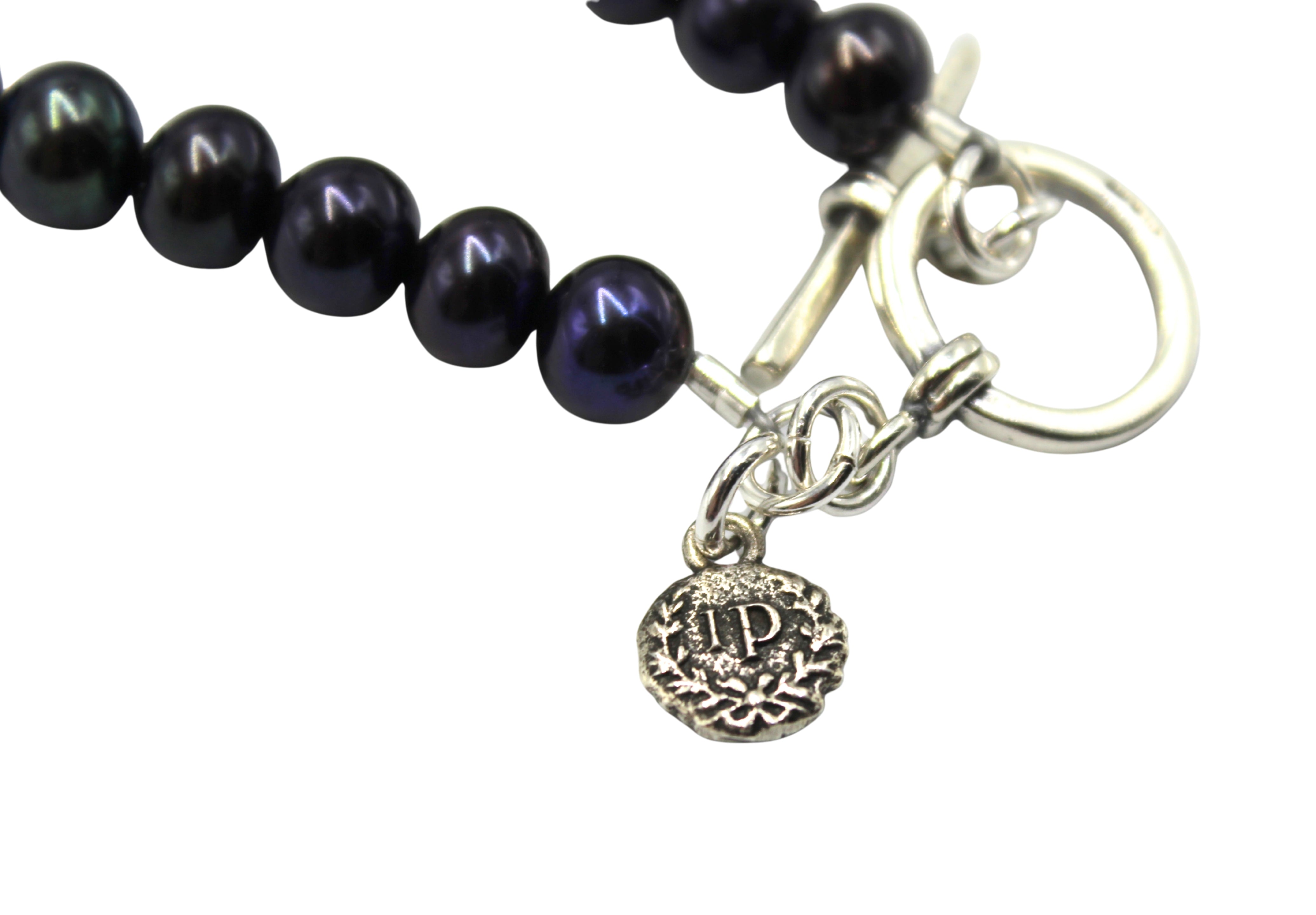 Antique Belgian Medal of Mary on a Freshwater Pearl Necklace
