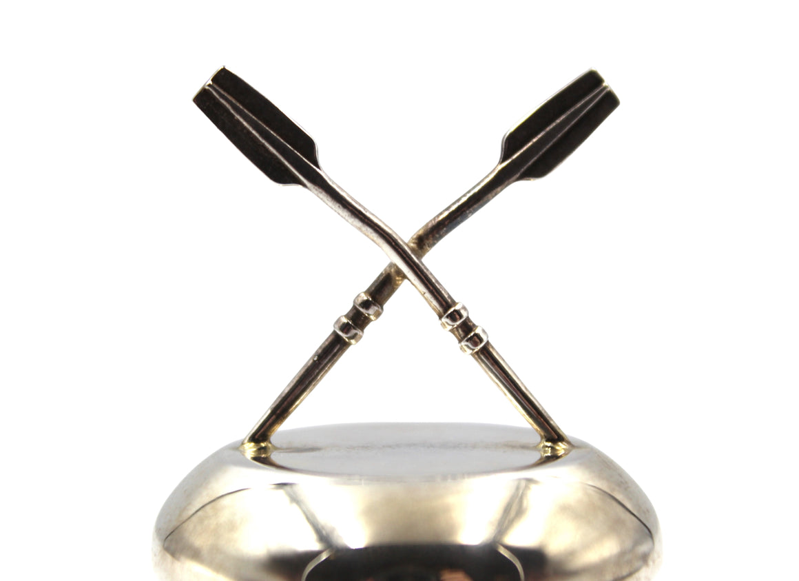 Crossed Oar Silver Wine Stopper