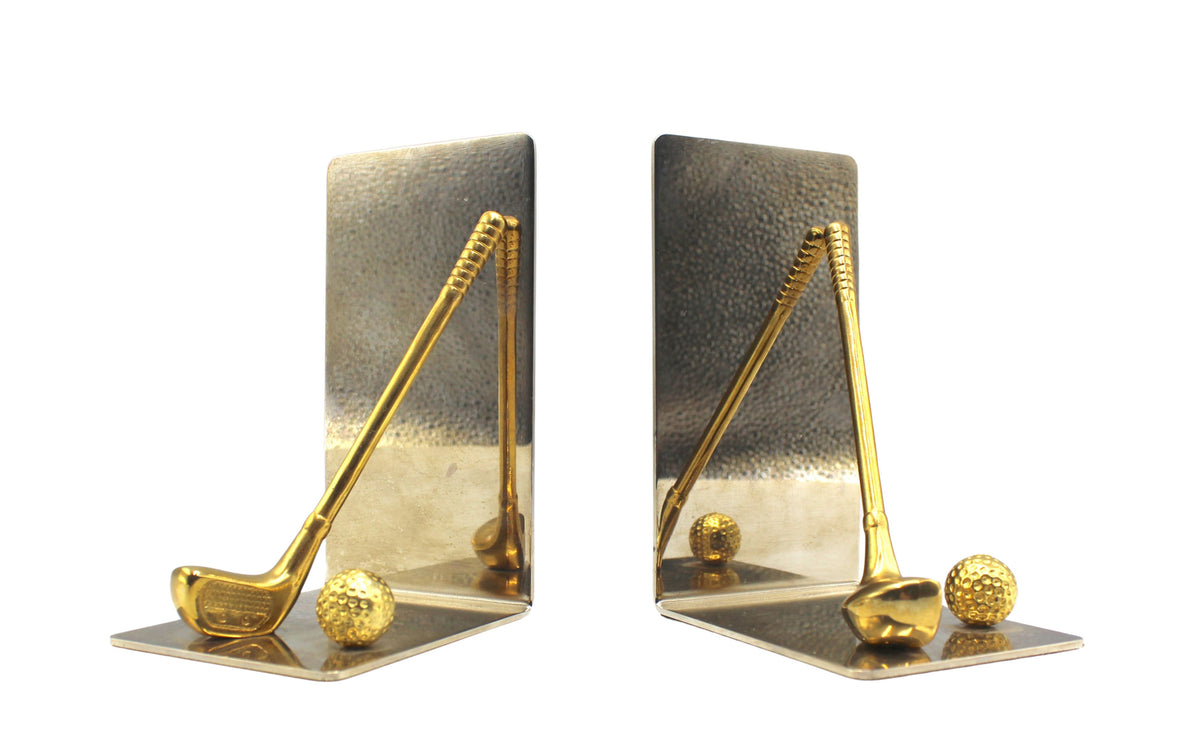Vintage Golf Club Bookends