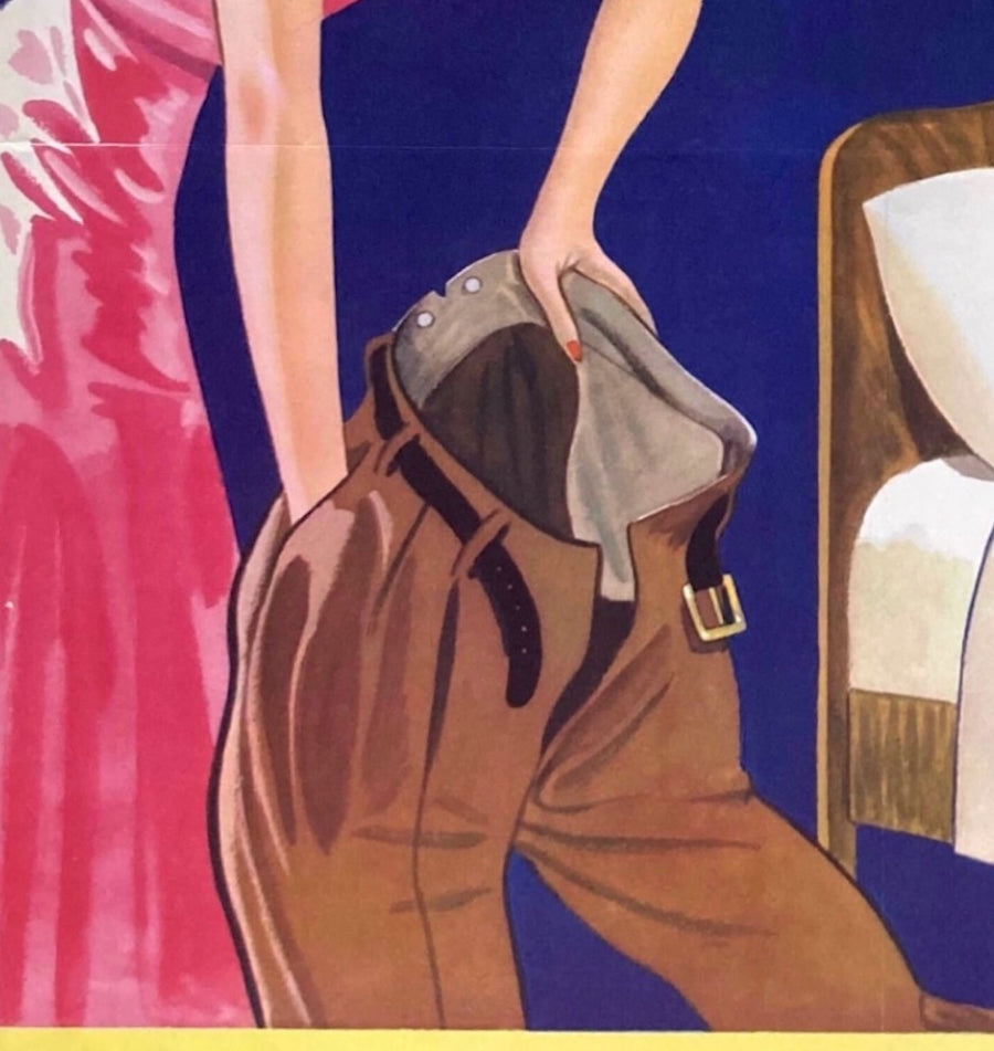 "Just be sure you put at least 10% of it in War Bonds! Top That 10%" Vintage WWII Bonds Poster, 1943