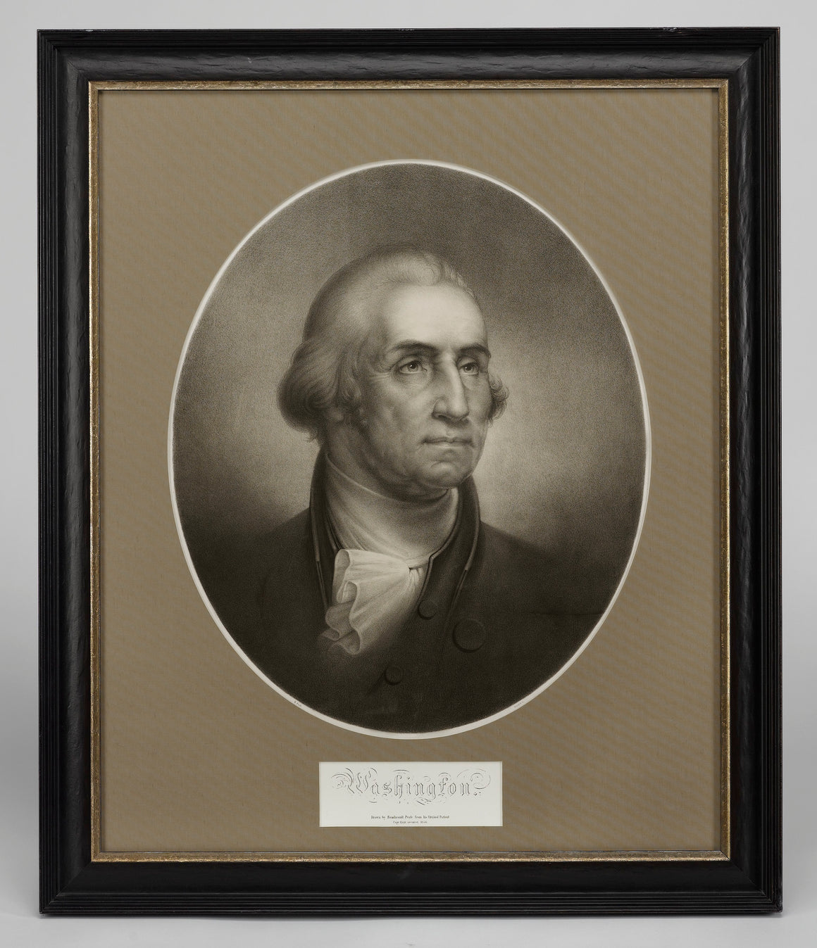 "George Washington" Lithograph, Published by Peter S. Duval, After Rembrandt Peale, 1856