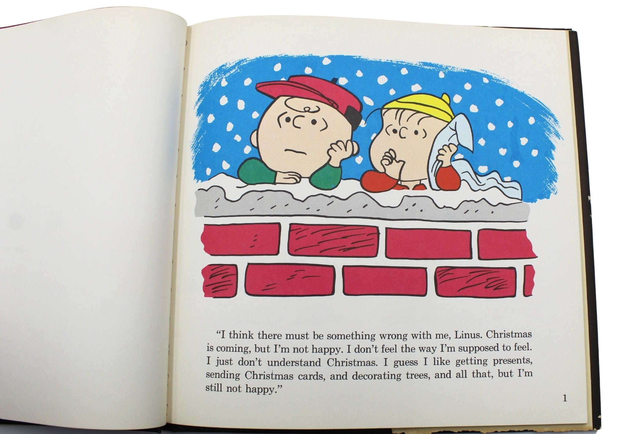 A Charlie Brown Christmas by Charles M. Schulz, First Edition, First Printing, 1965 - The Great Republic