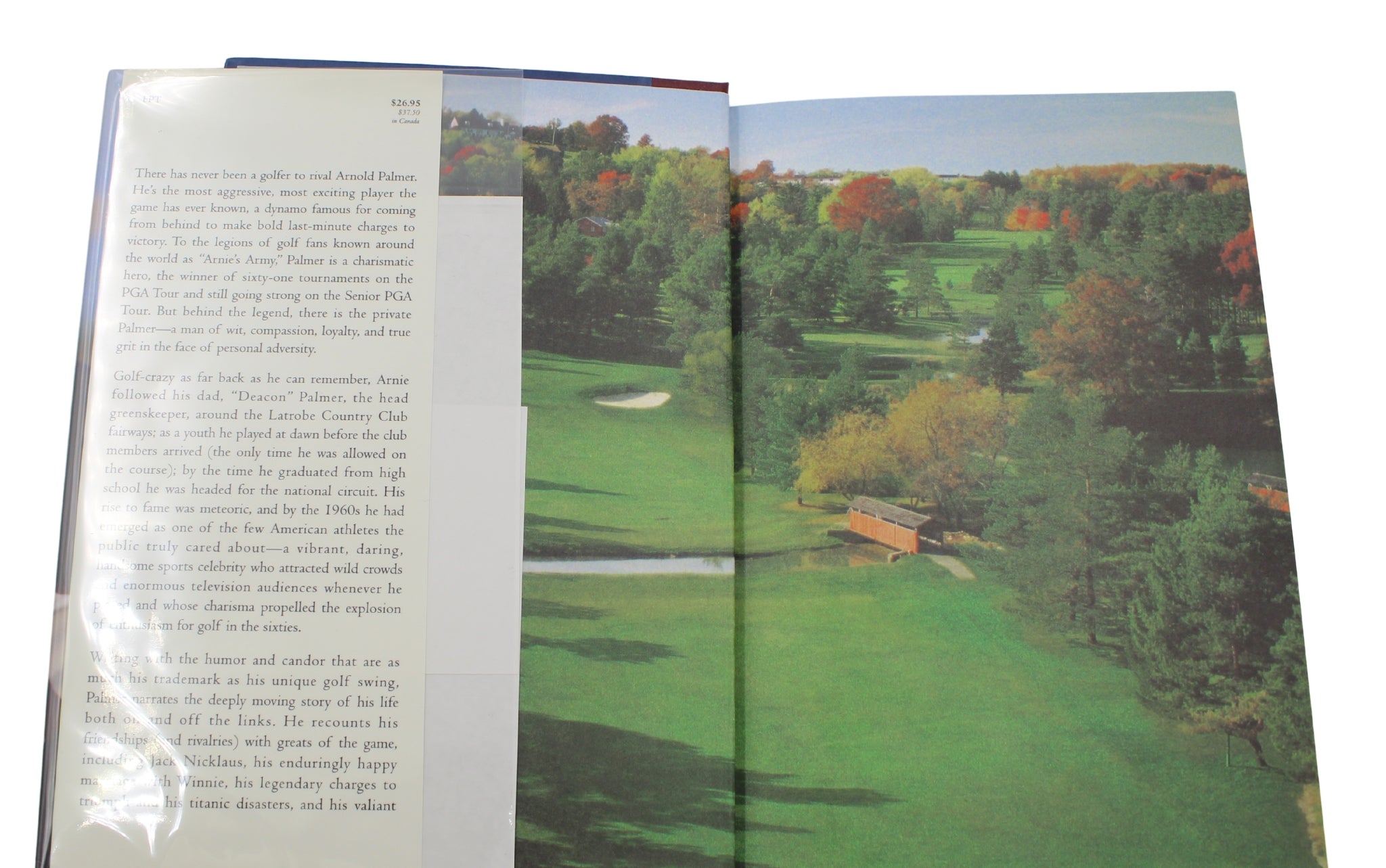 A Golfer's Life by Arnold Palmer and James Dodson, Signed by Palmer, First Edition, 1999 - The Great Republic
