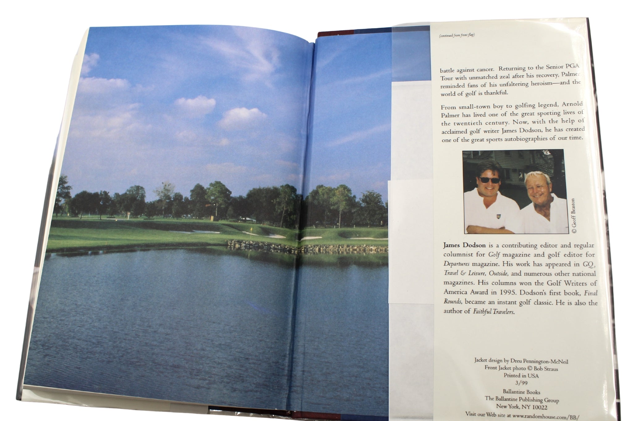 A Golfer's Life by Arnold Palmer and James Dodson, Signed by Palmer, First Edition, 1999 - The Great Republic