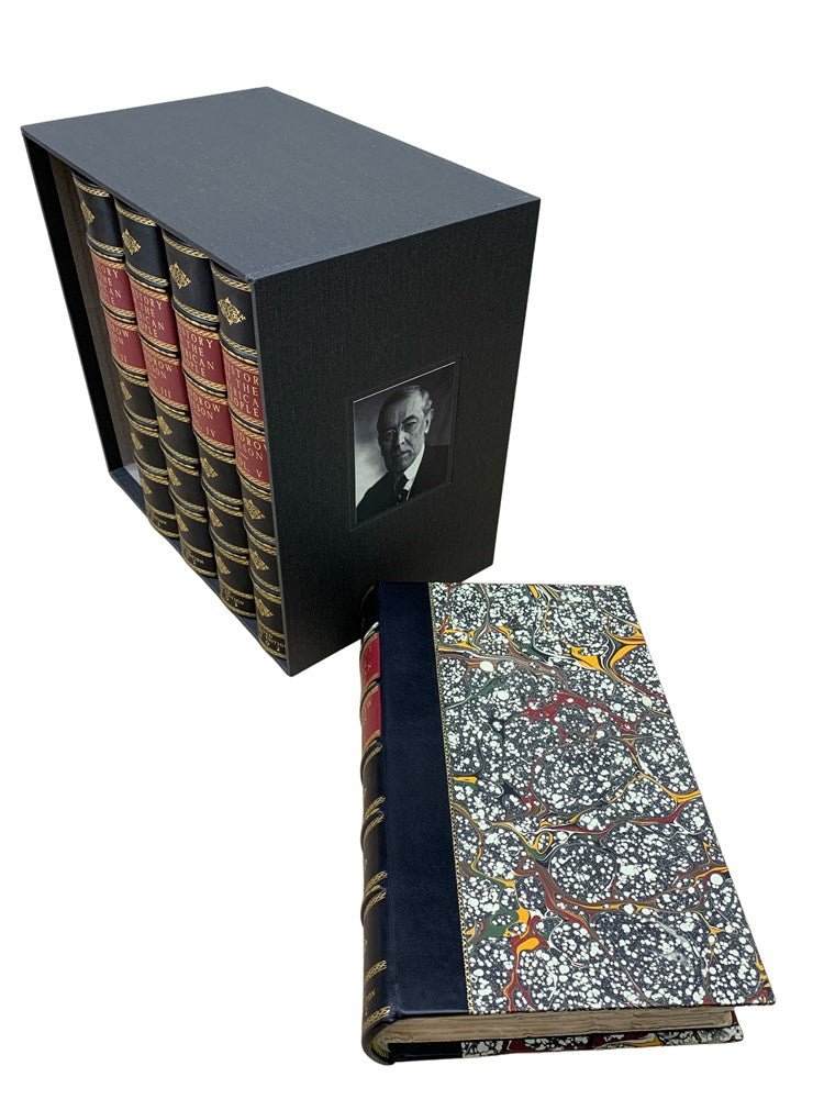 A History of the American People, Signed by Woodrow Wilson, Alumni Edition #29 of 350, Five Volume Set, 1902 - The Great Republic