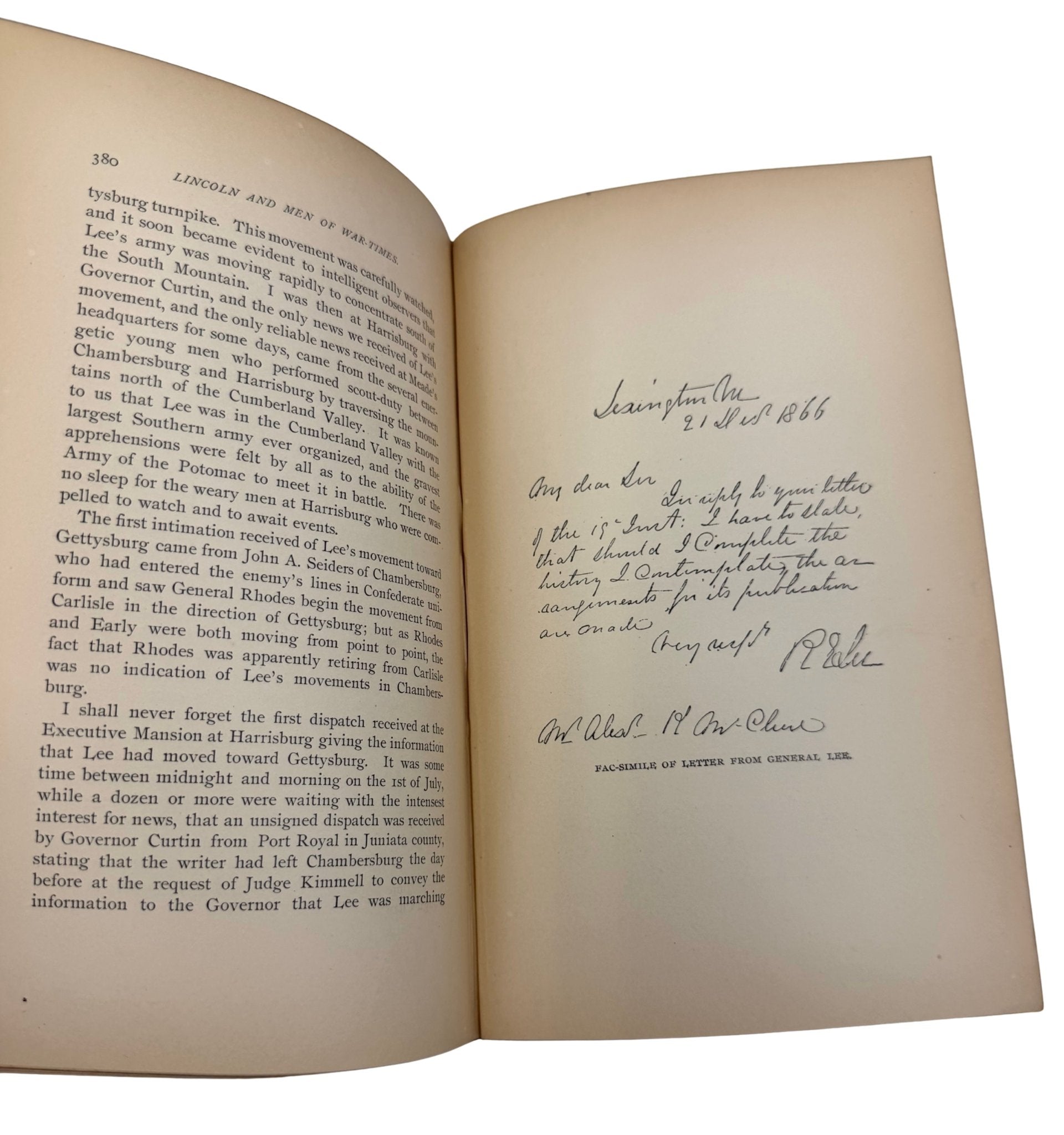 Abraham Lincoln and Men of War-Times by A. K. McClure, in Original Boards, 1892 - The Great Republic