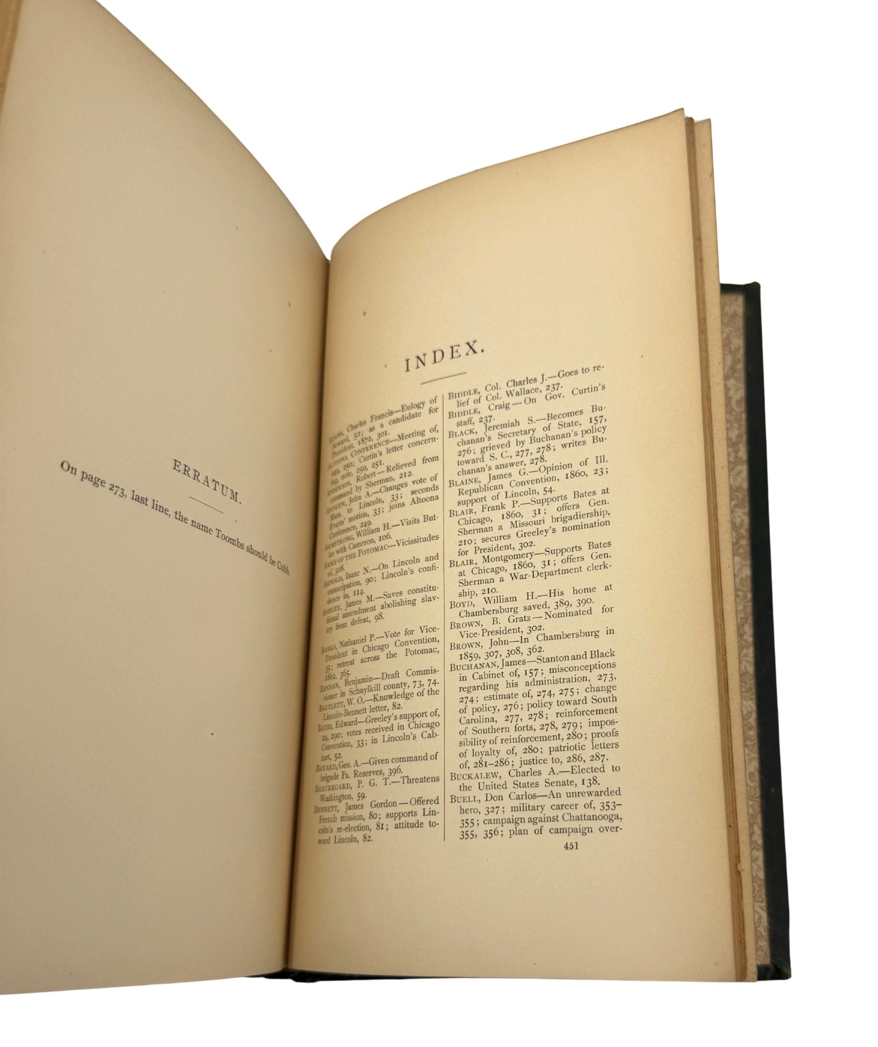 Abraham Lincoln and Men of War-Times by A. K. McClure, in Original Boards, 1892 - The Great Republic