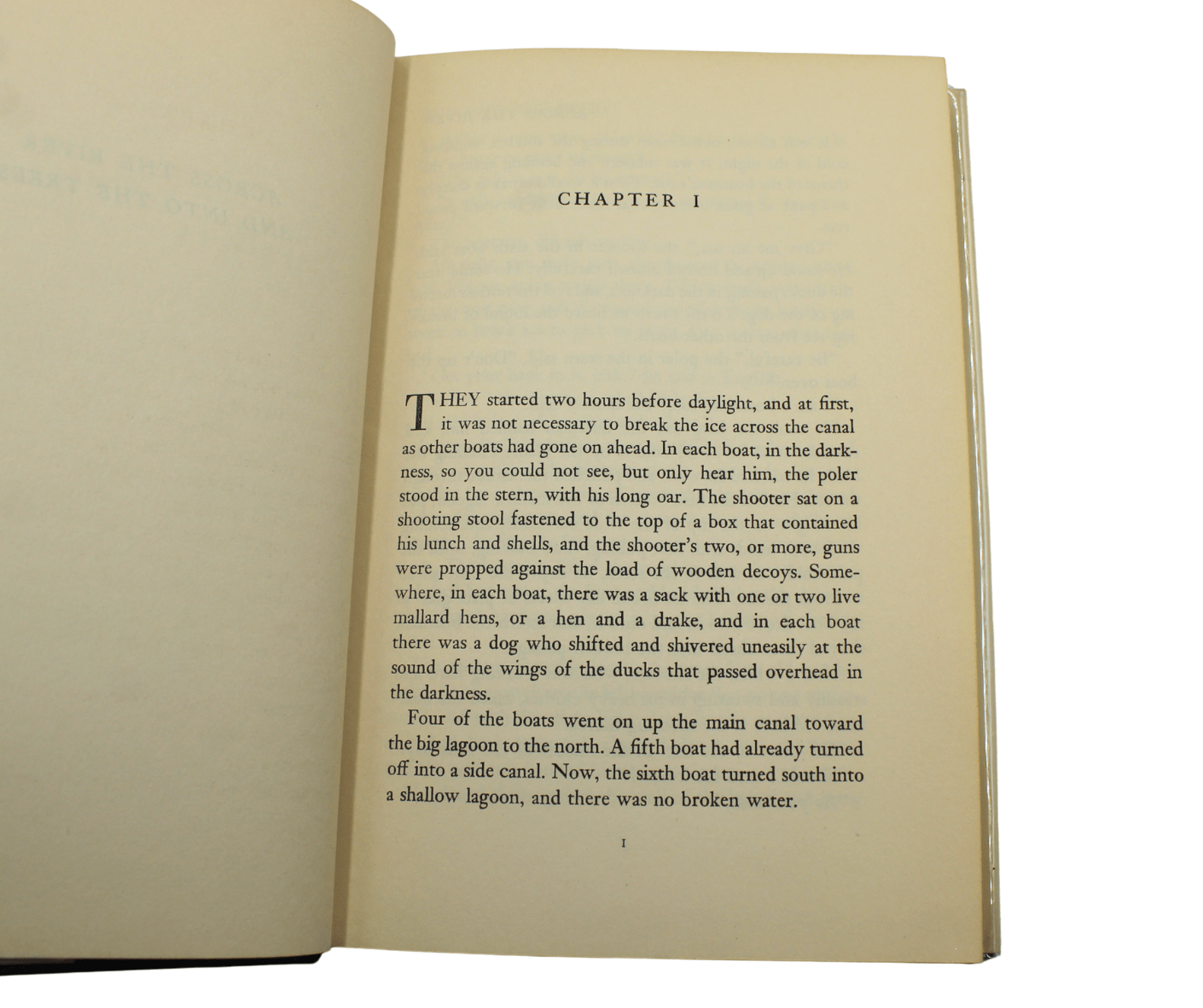 Across the River and Into the Trees by Ernest Hemingway, First Edition, First Printing, in Second Issue Dust Jacket, 1950 - The Great Republic