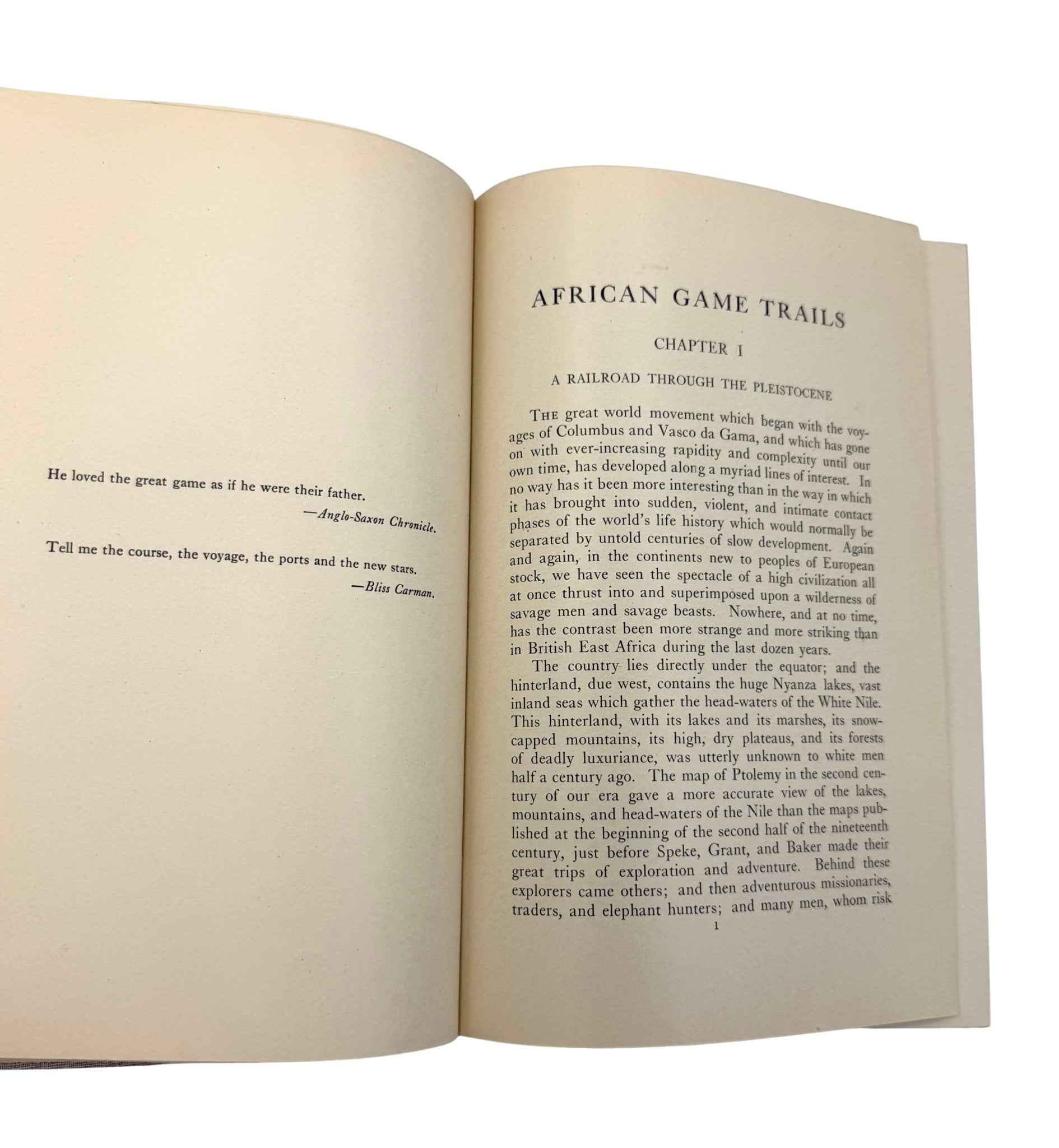 African Game Trails by Theodore Roosevelt, Scarce Syndicate Publishing Company Edition, 1910 - The Great Republic