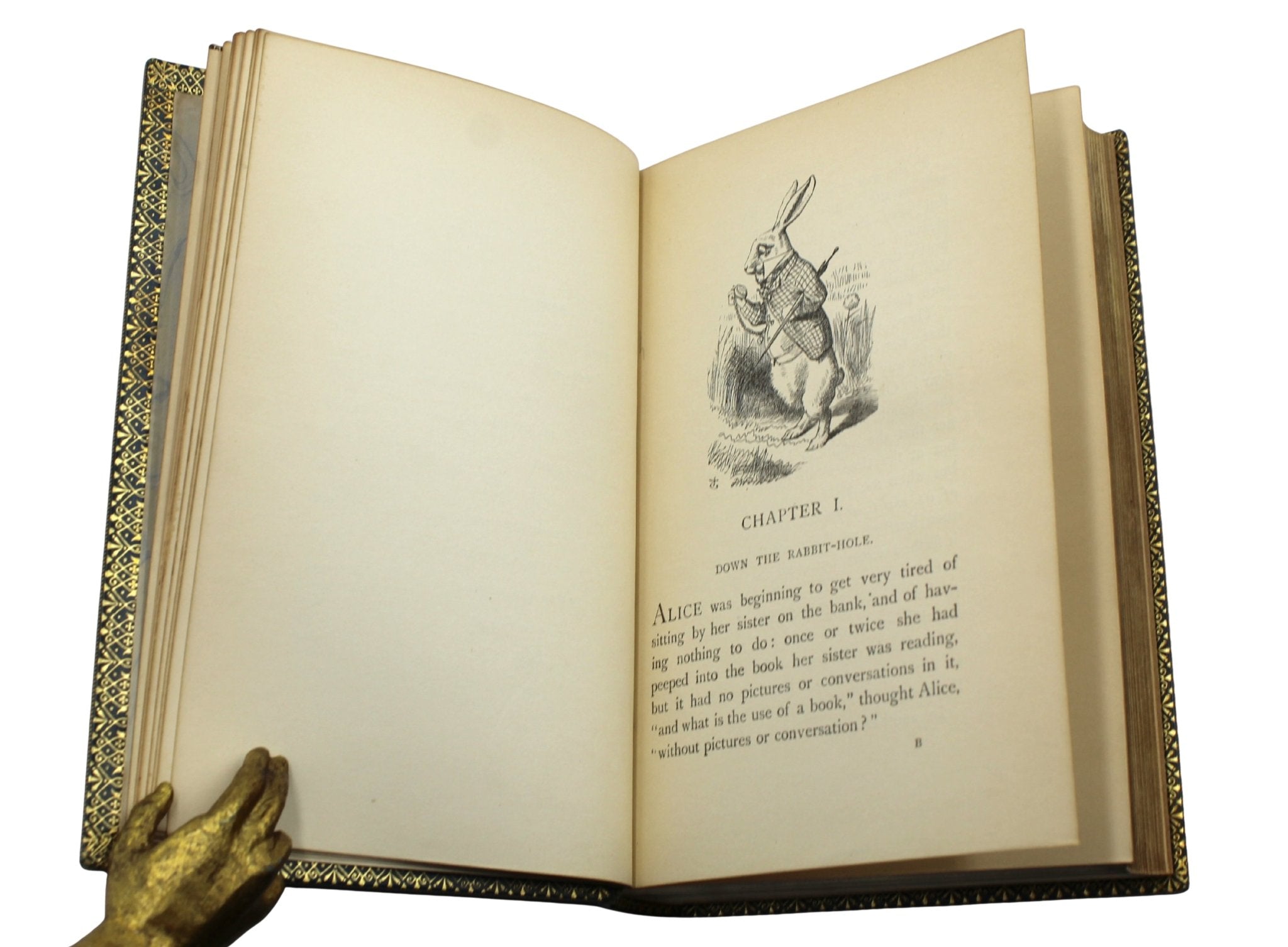 Alice's Adventures in Wonderland [and] Through the Looking - Glass and What Alice Found There by Lewis Carroll, Illustrated by John Tenniel, Bound Together in One Volume, 1927, 1932 - The Great Republic
