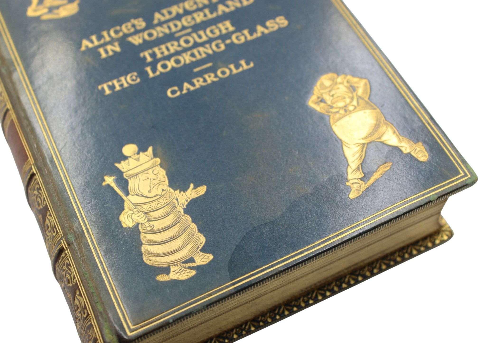 Alice's Adventures in Wonderland [and] Through the Looking - Glass and What Alice Found There by Lewis Carroll, Illustrated by John Tenniel, Bound Together in One Volume, 1927, 1932 - The Great Republic
