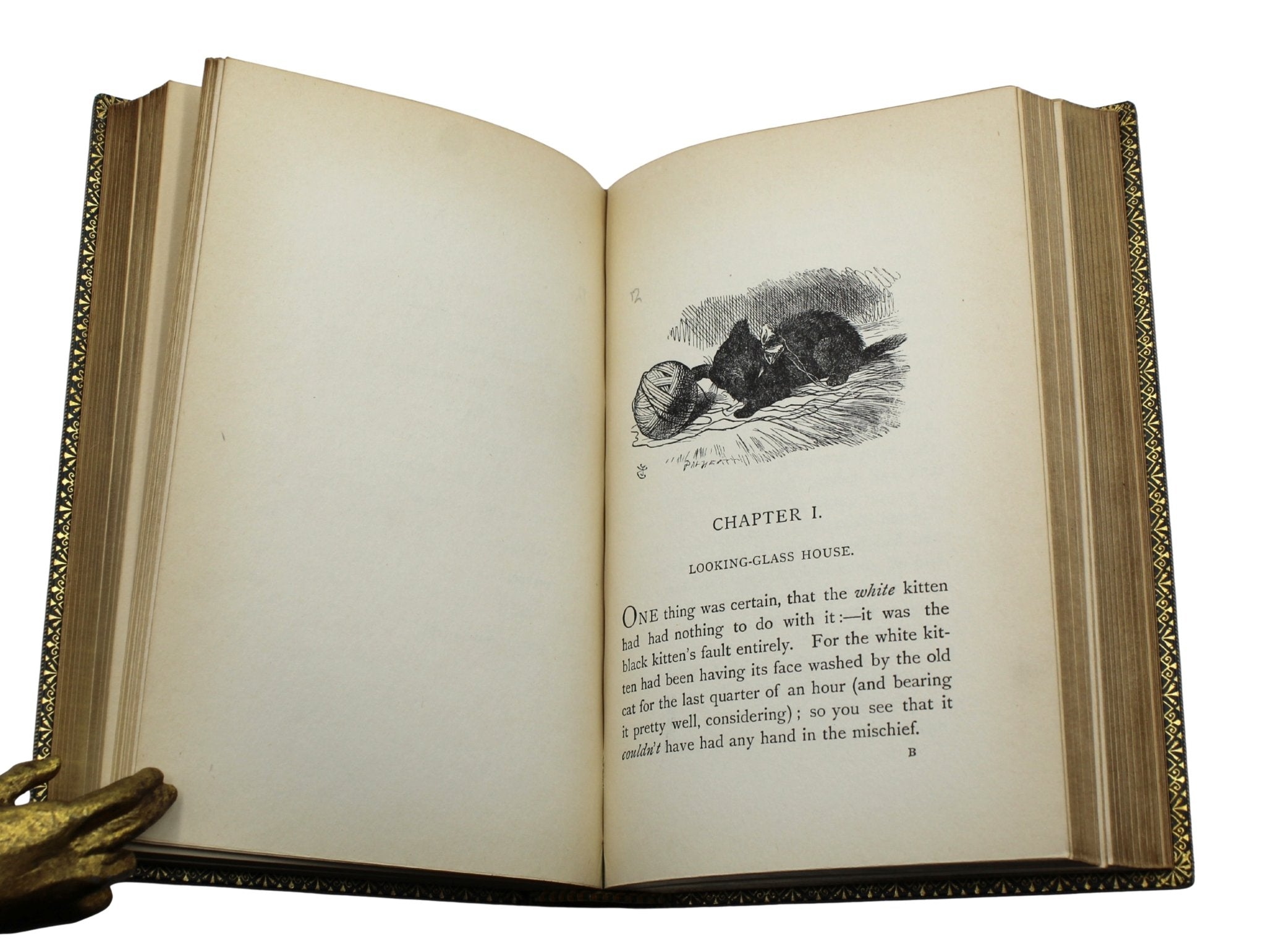 Alice's Adventures in Wonderland [and] Through the Looking - Glass and What Alice Found There by Lewis Carroll, Illustrated by John Tenniel, Bound Together in One Volume, 1927, 1932 - The Great Republic