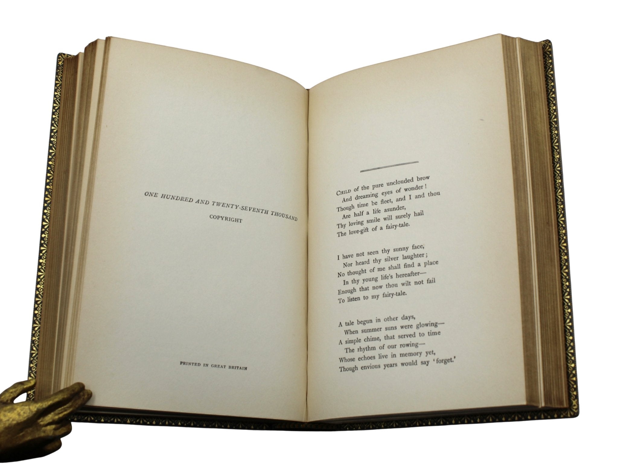 Alice's Adventures in Wonderland [and] Through the Looking - Glass and What Alice Found There by Lewis Carroll, Illustrated by John Tenniel, Bound Together in One Volume, 1927, 1932 - The Great Republic