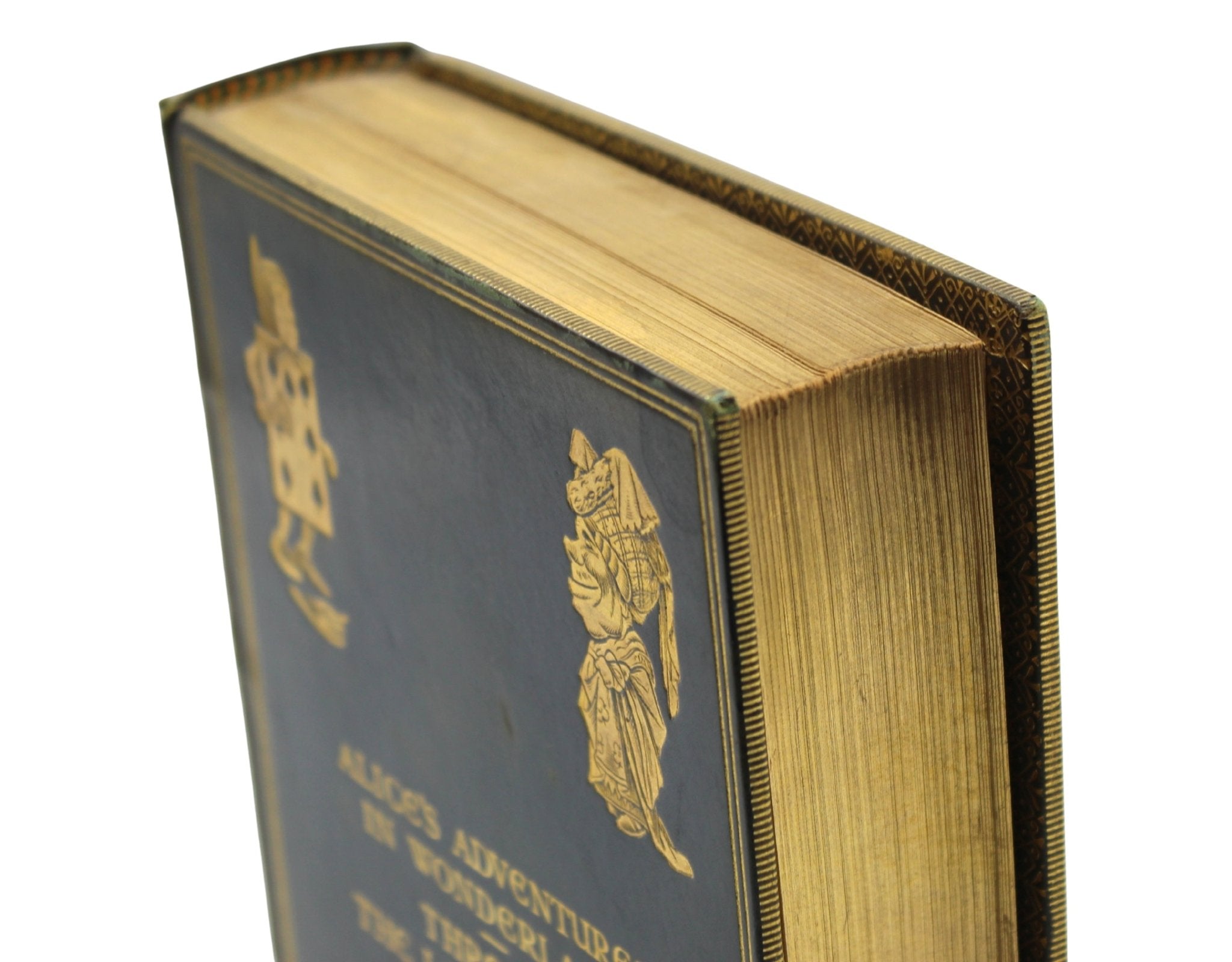 Alice's Adventures in Wonderland [and] Through the Looking - Glass and What Alice Found There by Lewis Carroll, Illustrated by John Tenniel, Bound Together in One Volume, 1927, 1932 - The Great Republic