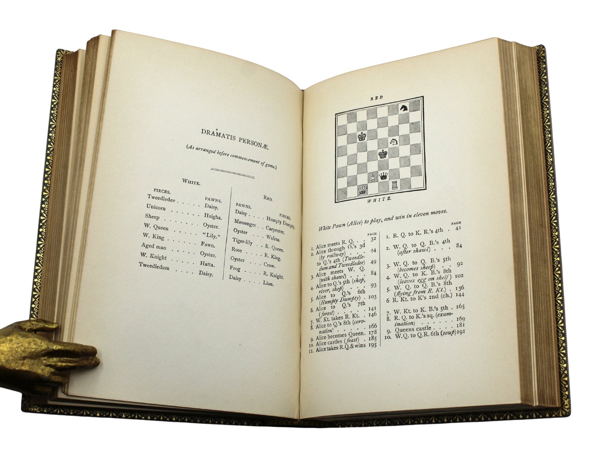 Alice's Adventures in Wonderland [and] Through the Looking - Glass and What Alice Found There by Lewis Carroll, Illustrated by John Tenniel, Bound Together in One Volume, 1927, 1932 - The Great Republic