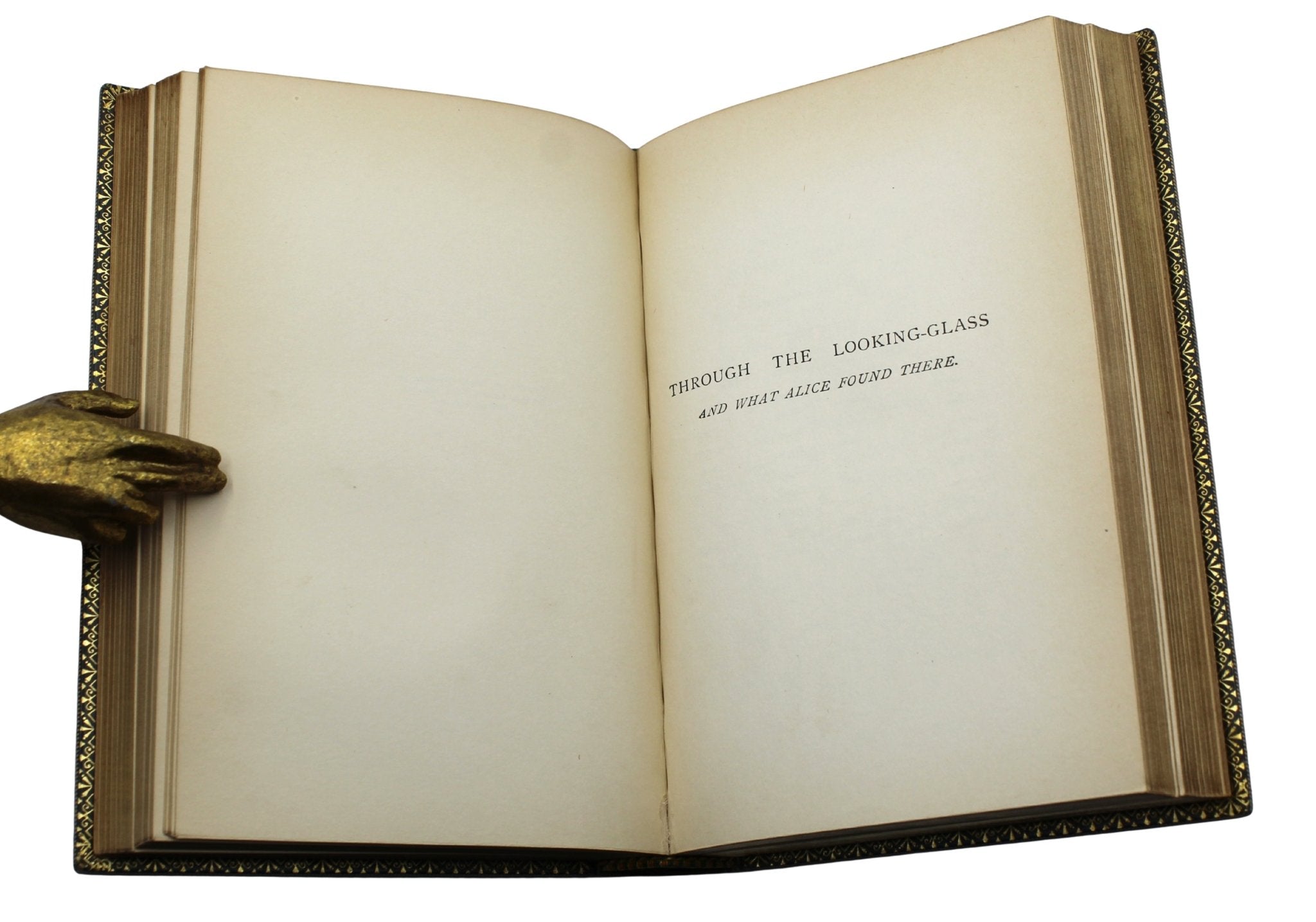 Alice's Adventures in Wonderland [and] Through the Looking - Glass and What Alice Found There by Lewis Carroll, Illustrated by John Tenniel, Bound Together in One Volume, 1927, 1932 - The Great Republic