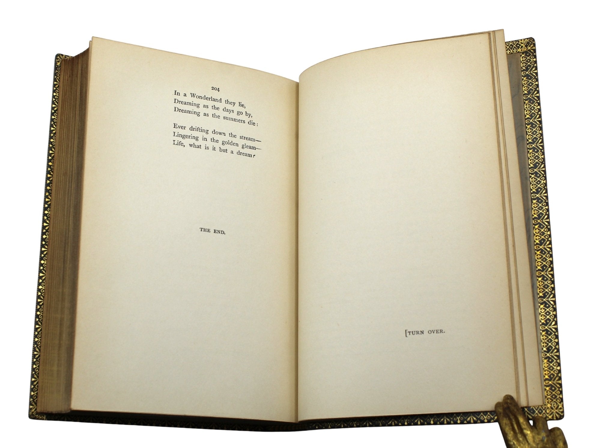 Alice's Adventures in Wonderland [and] Through the Looking - Glass and What Alice Found There by Lewis Carroll, Illustrated by John Tenniel, Bound Together in One Volume, 1927, 1932 - The Great Republic