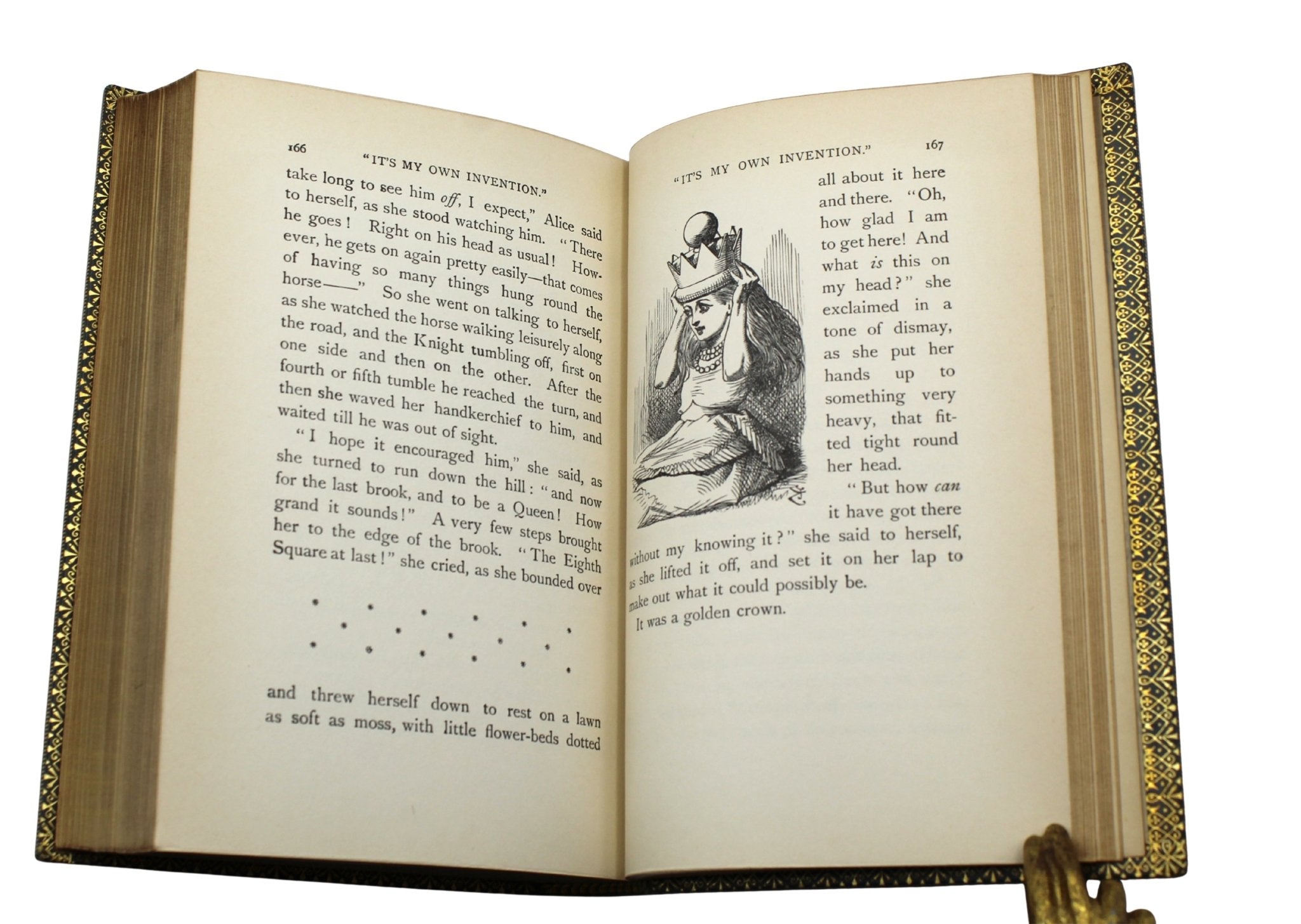 Alice's Adventures in Wonderland [and] Through the Looking - Glass and What Alice Found There by Lewis Carroll, Illustrated by John Tenniel, Bound Together in One Volume, 1927, 1932 - The Great Republic