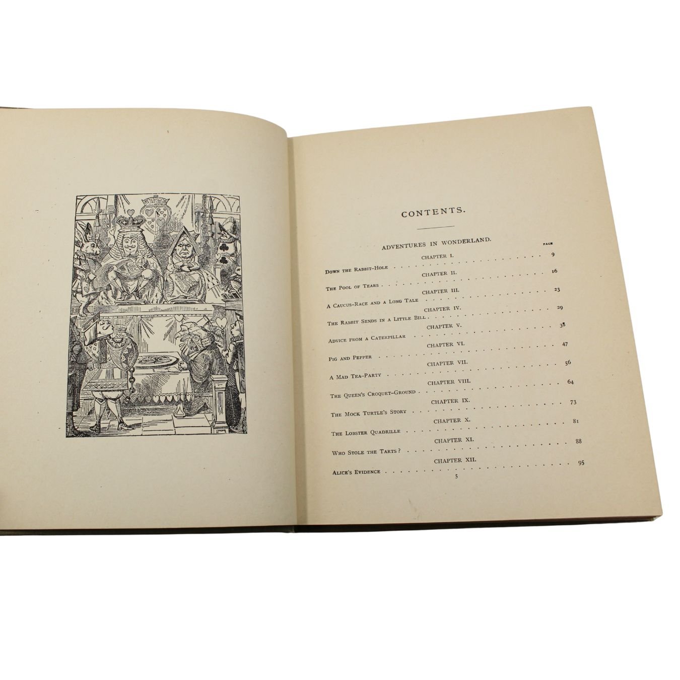 Alice's Adventures in Wonderland [and] Through the Looking - Glass by Lewis Carroll, Illustrated by John Tenniel, 1898 - The Great Republic