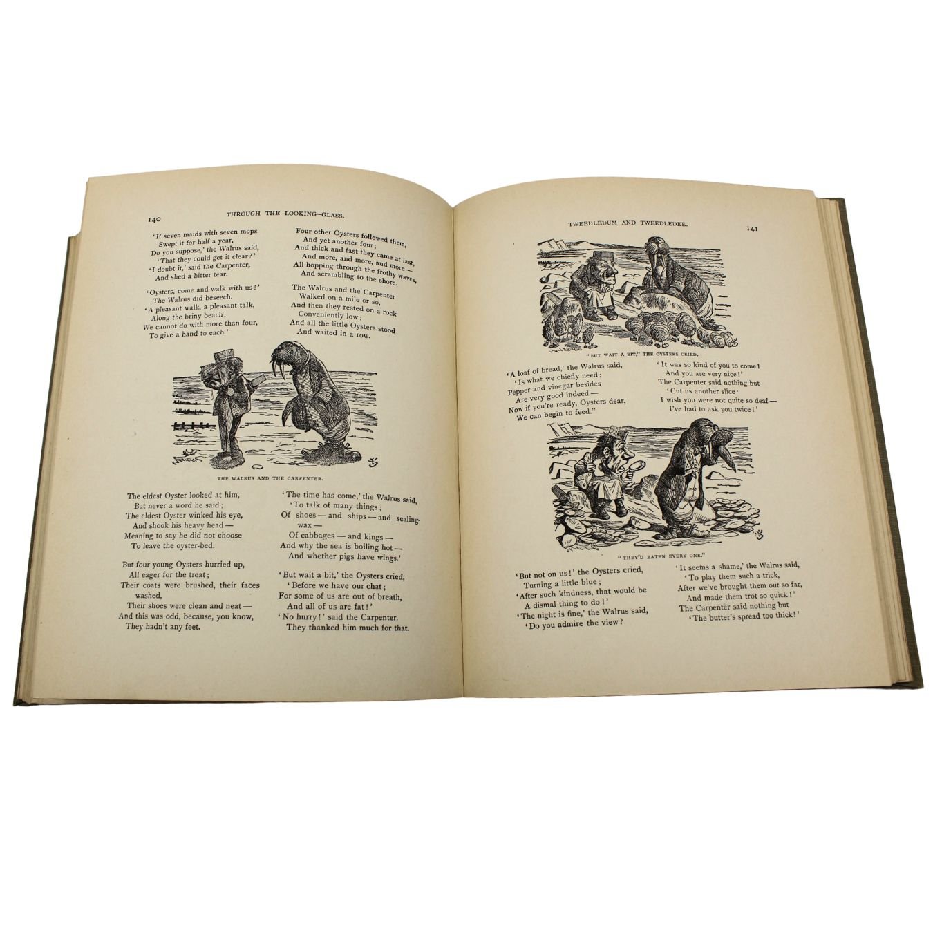 Alice's Adventures in Wonderland [and] Through the Looking - Glass by Lewis Carroll, Illustrated by John Tenniel, 1898 - The Great Republic