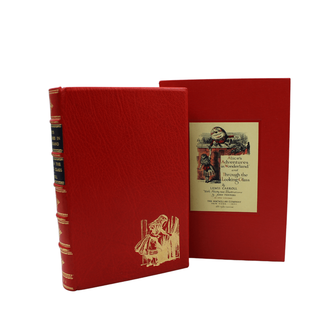 Alice's Adventures in Wonderland and Through the Looking Glass by Lewis Carroll, Illustrated by John Tenniel, In One Volume, 1921 - The Great Republic