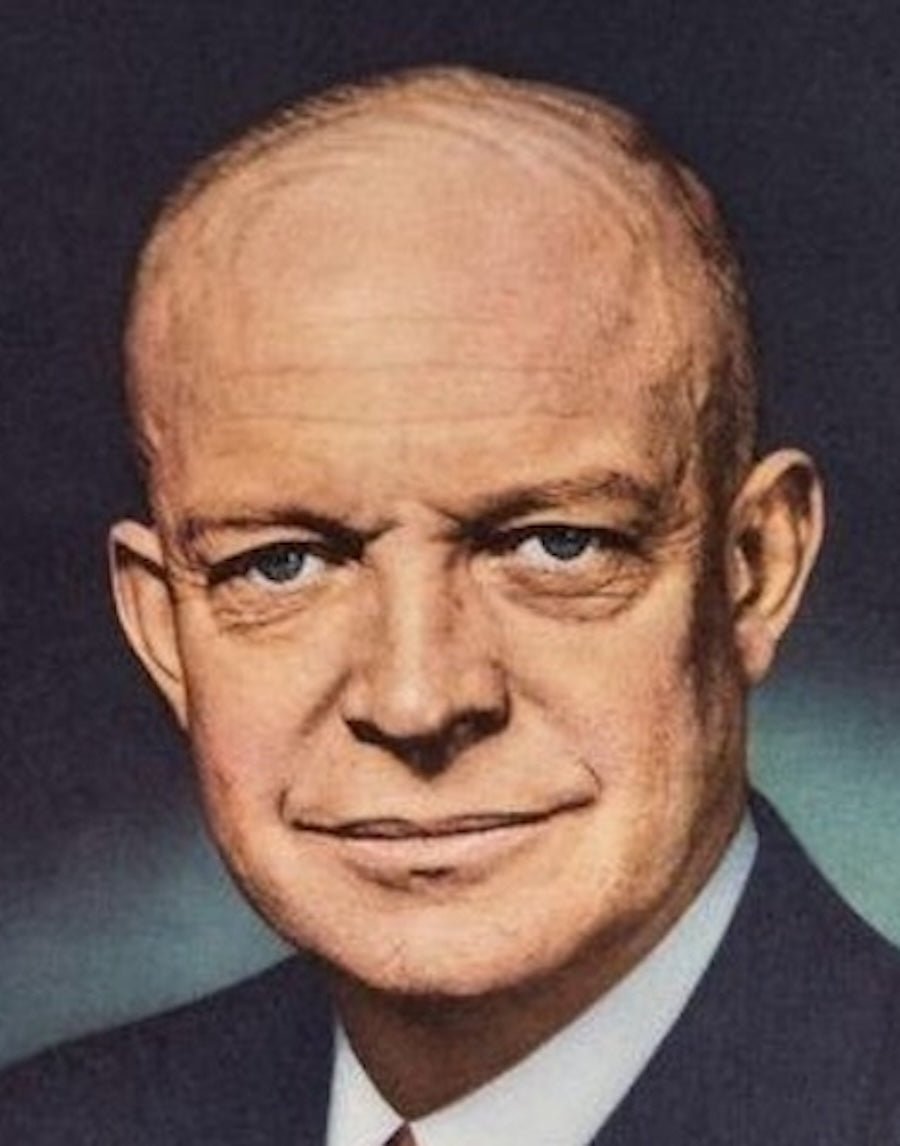 "America Needs Eisenhower" Vintage Presidential Campaign Poster - The Great Republic