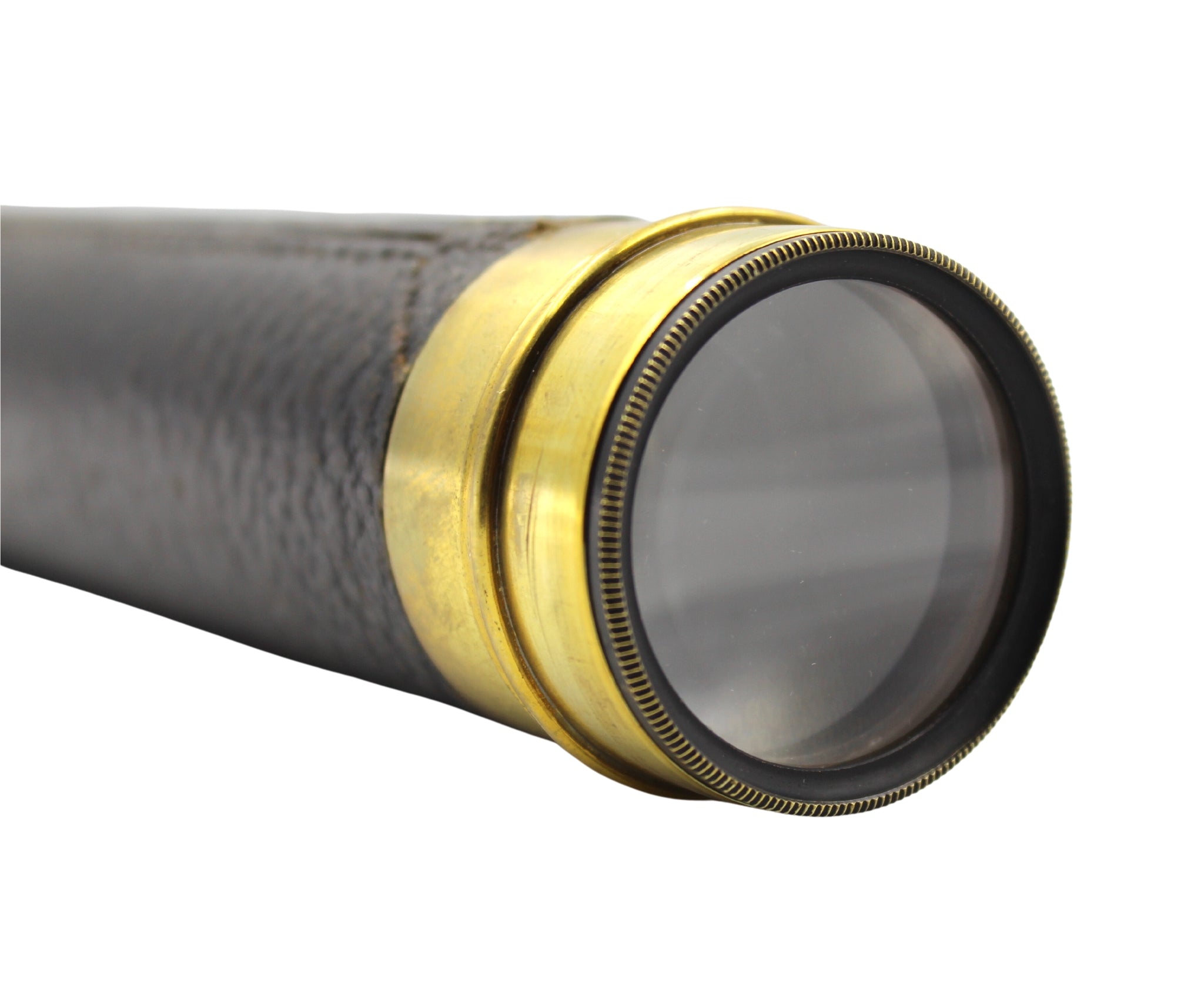 Antique Brass Three - Draw Telescope, 19th Century - The Great Republic