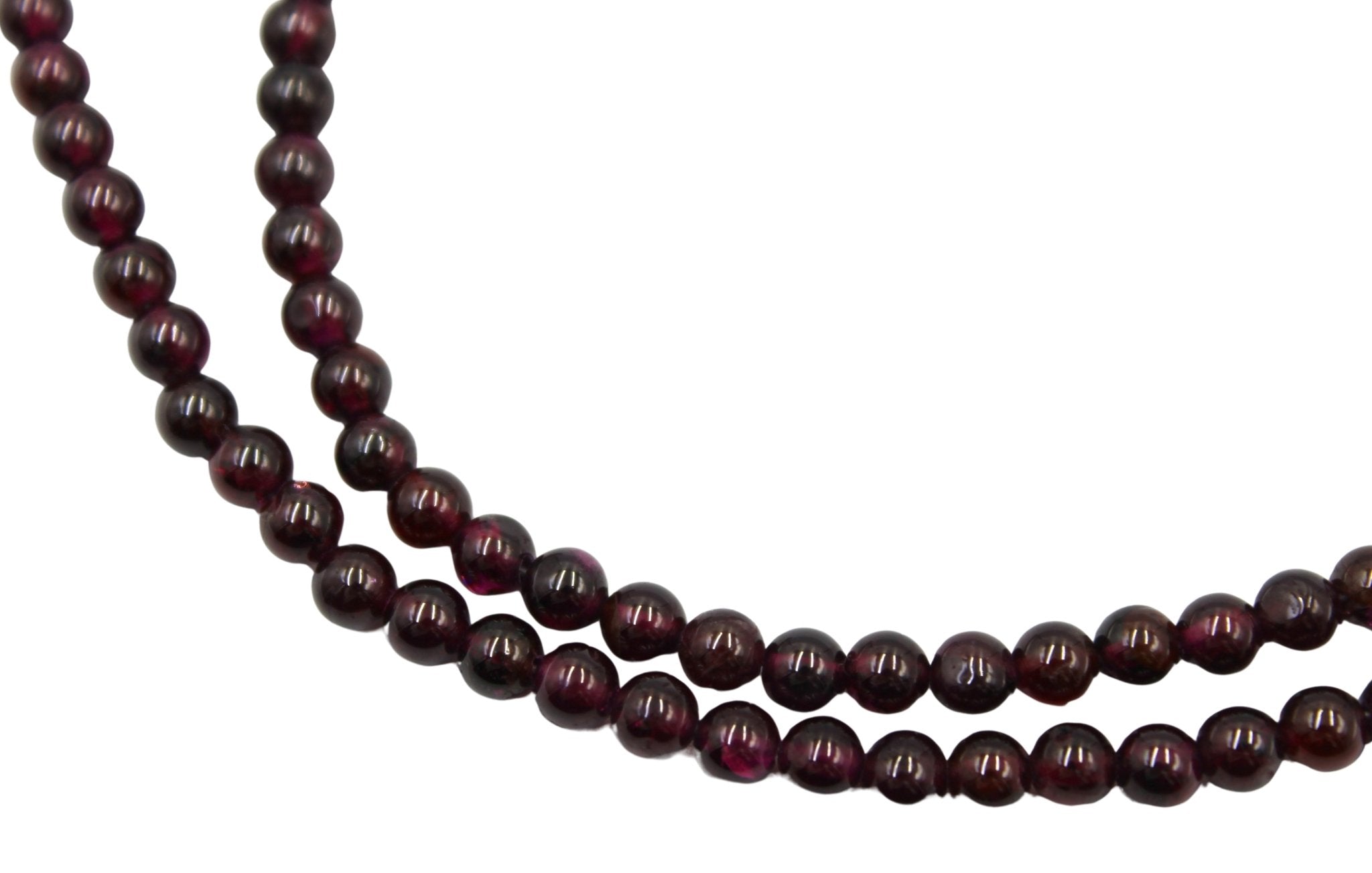 Antique British Sterling Silver and Rose Gold Rifle Medal on Garnet Bead Necklace - The Great Republic