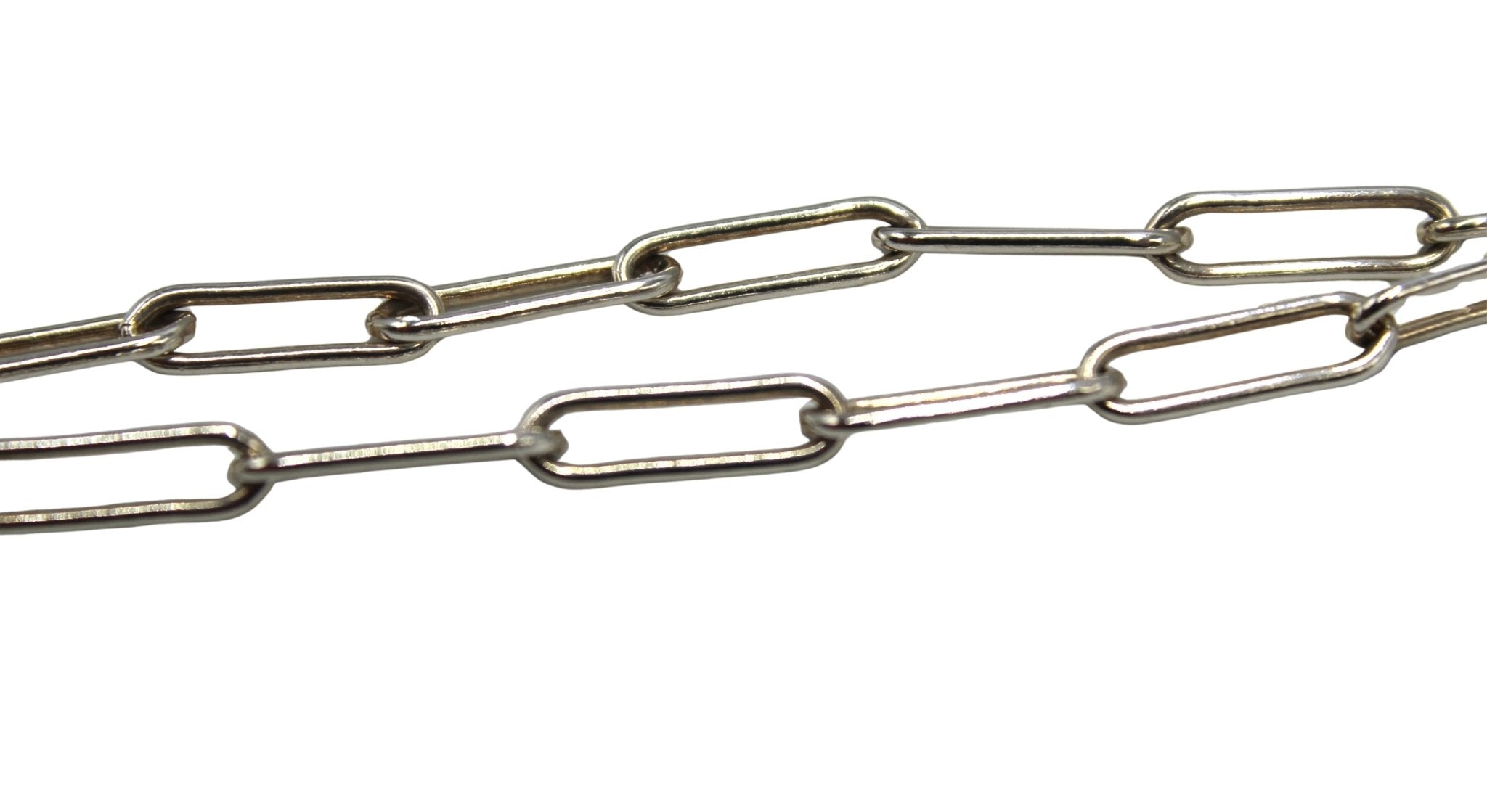 Antique French “Ligue Parisienne d'Athletisme” Enamel Medal on Sterling Silver Paper Clip Chain Necklace - The Great Republic