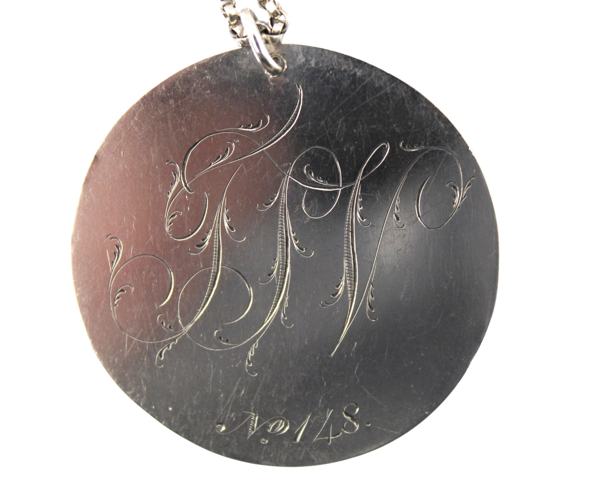 Antique “Worcester Lodge of Odd Fellows” Sterling Silver Necklace - The Great Republic
