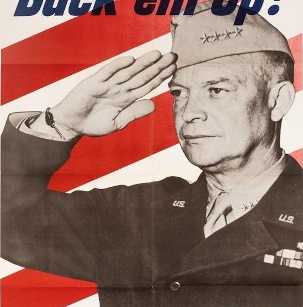 "Back 'em Up. Buy Extra Bonds" Vintage WWII Poster by Boris Chaliapin, 1944 - The Great Republic