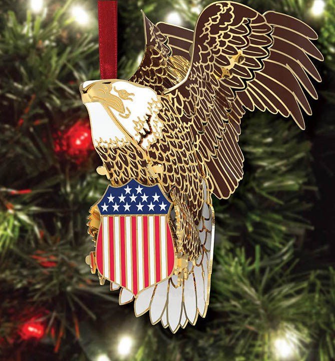 Bald Eagle Holiday Ornament - The Great Republic