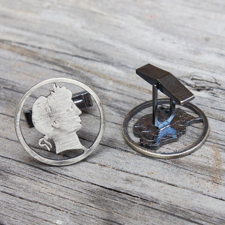 Barber Quarter Cufflinks - The Great Republic
