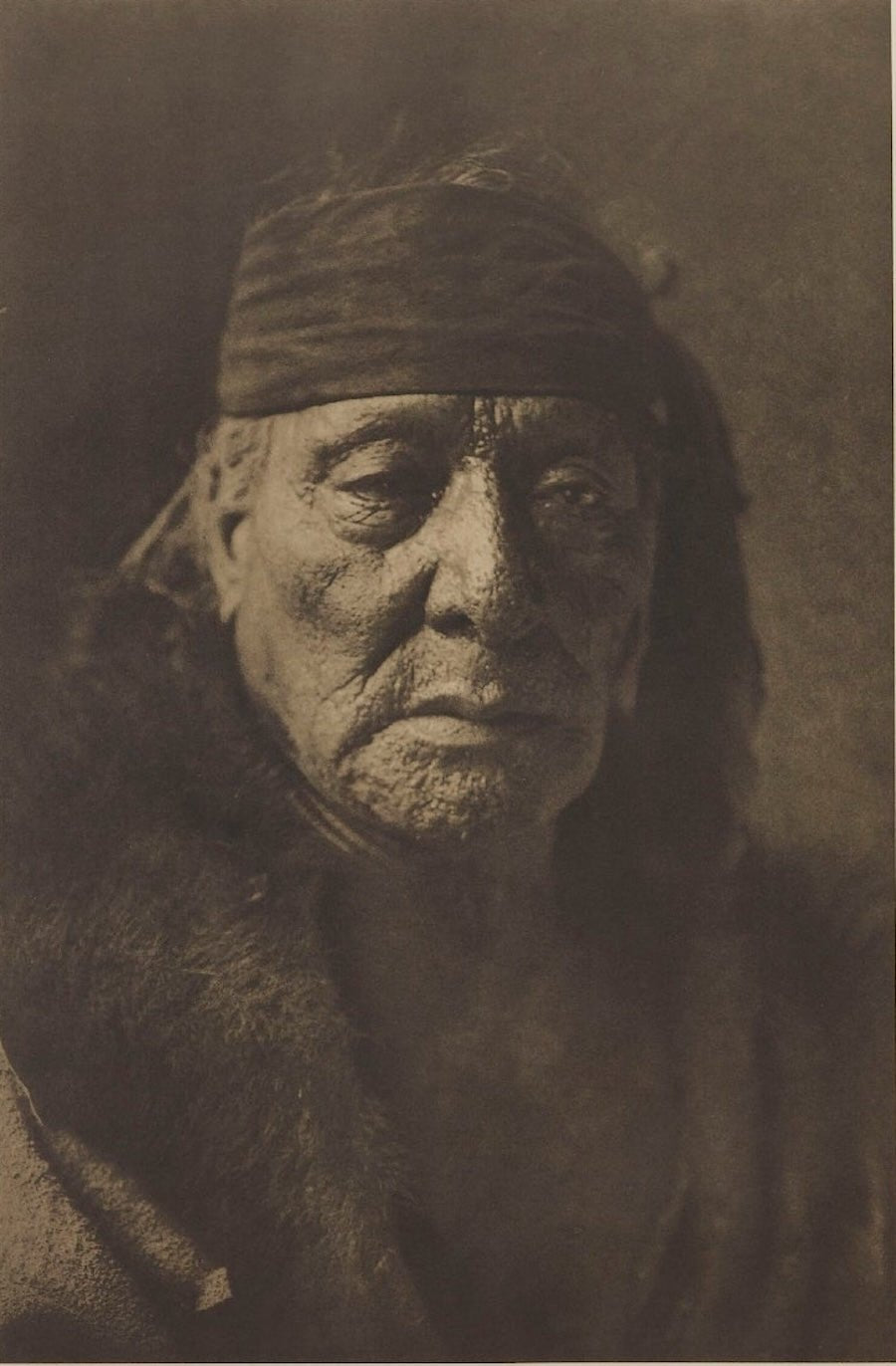 "Bear's Teeth - Arikara" by Edward S. Curtis, 1908 - The Great Republic