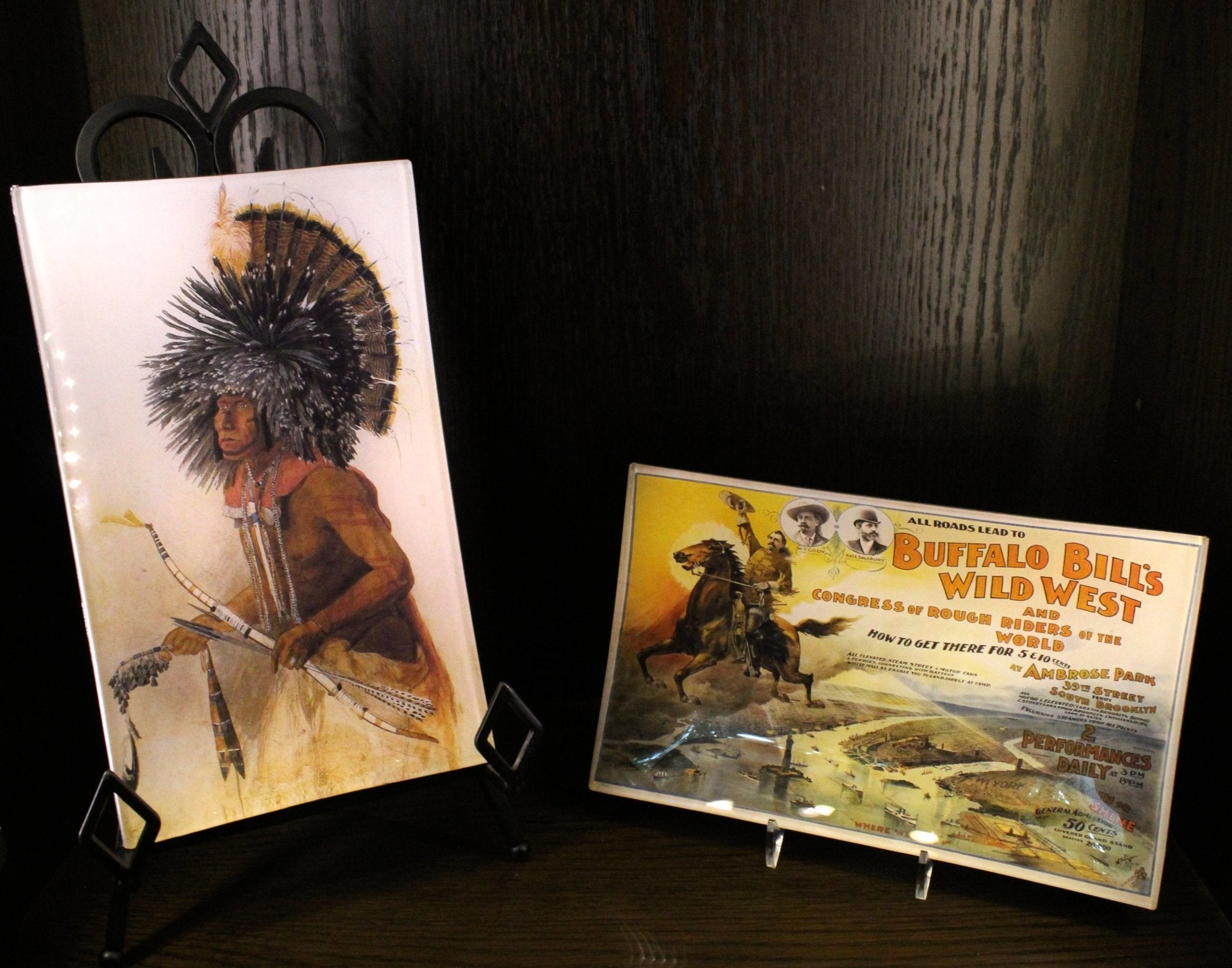 Ben's Garden Decoupage Glass Image Trays - The Great Republic