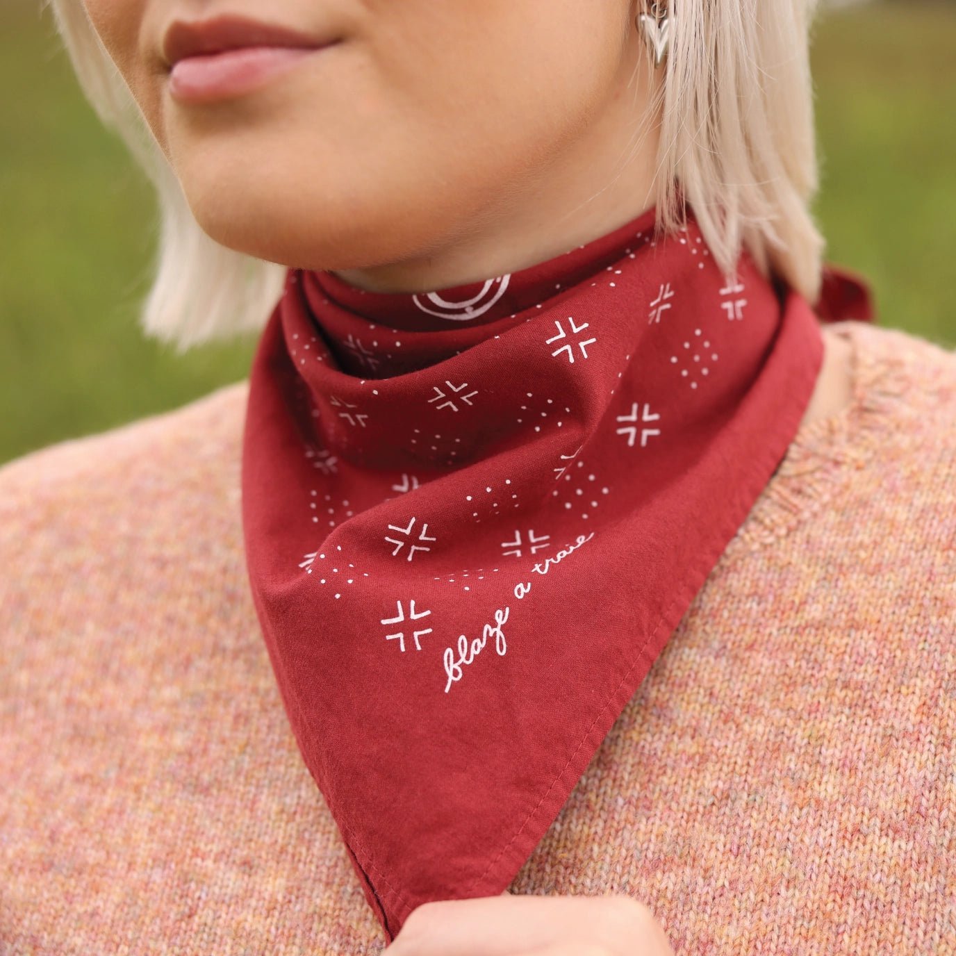 "Blaze A Trail" Heritage Bandana - The Great Republic