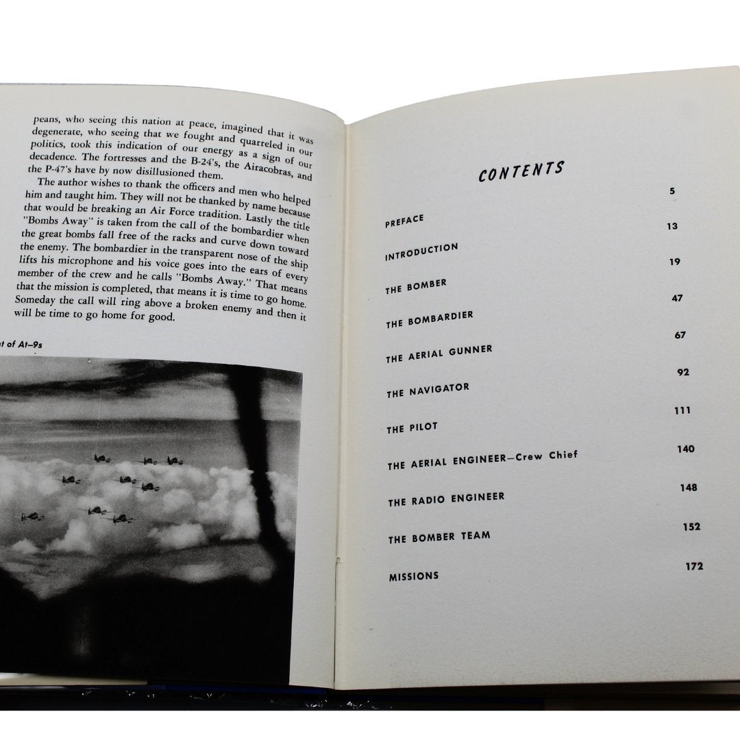 Bombs Away: The Story of A Bomber Team, by John Steinbeck, with Photographs by John Swope, First Edition in Original Dust Jacket, 1942 - The Great Republic