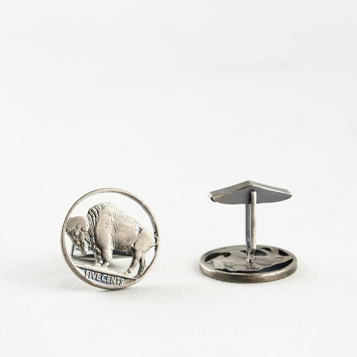 Buffalo Nickel Cufflinks - The Great Republic