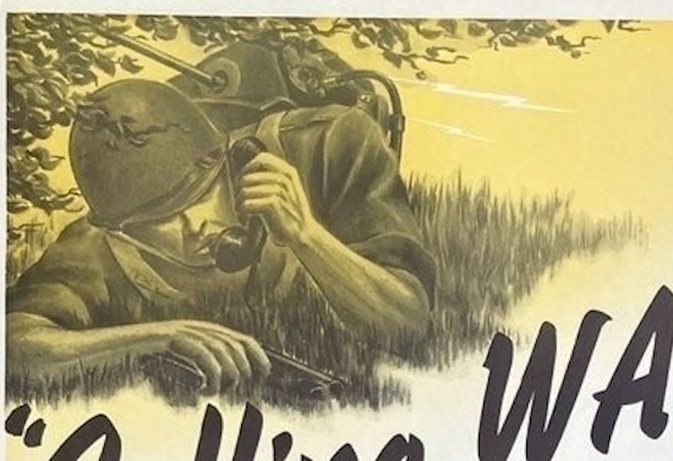 "Calling WAAC" Vintage WWII Women's Army Auxiliary Corps Recruitment Poster, by Downe and Ramus, 1943 - The Great Republic