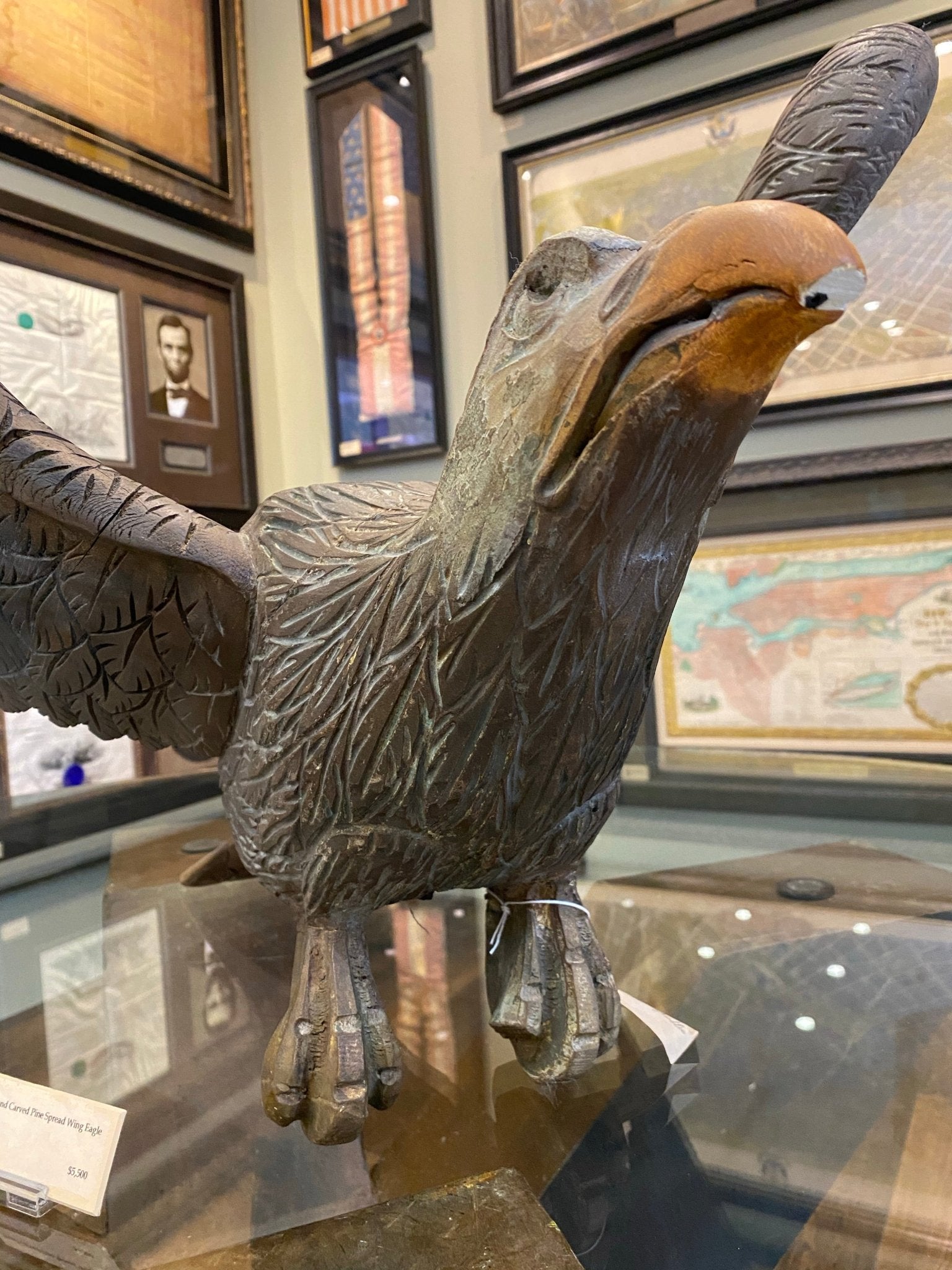 Carved Spread Wing Eagle - The Great Republic