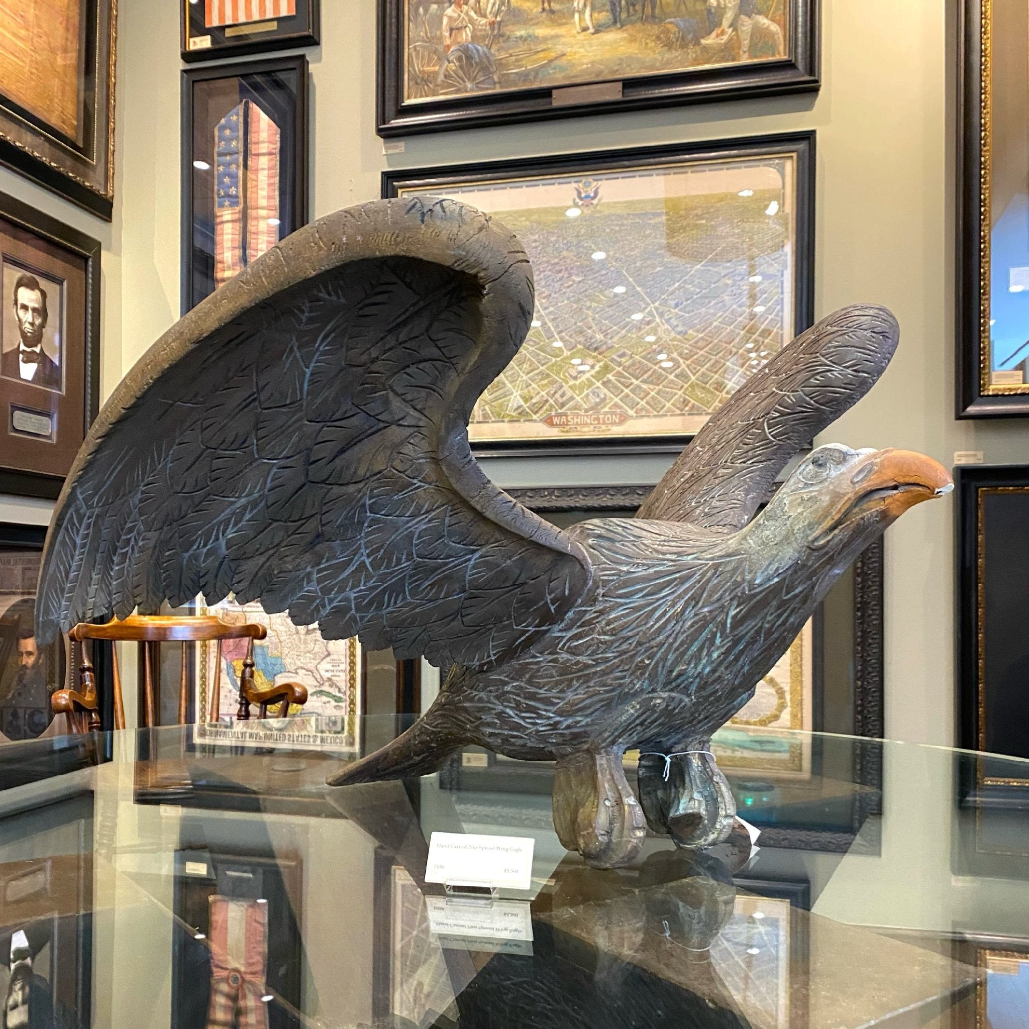 Carved Spread Wing Eagle - The Great Republic