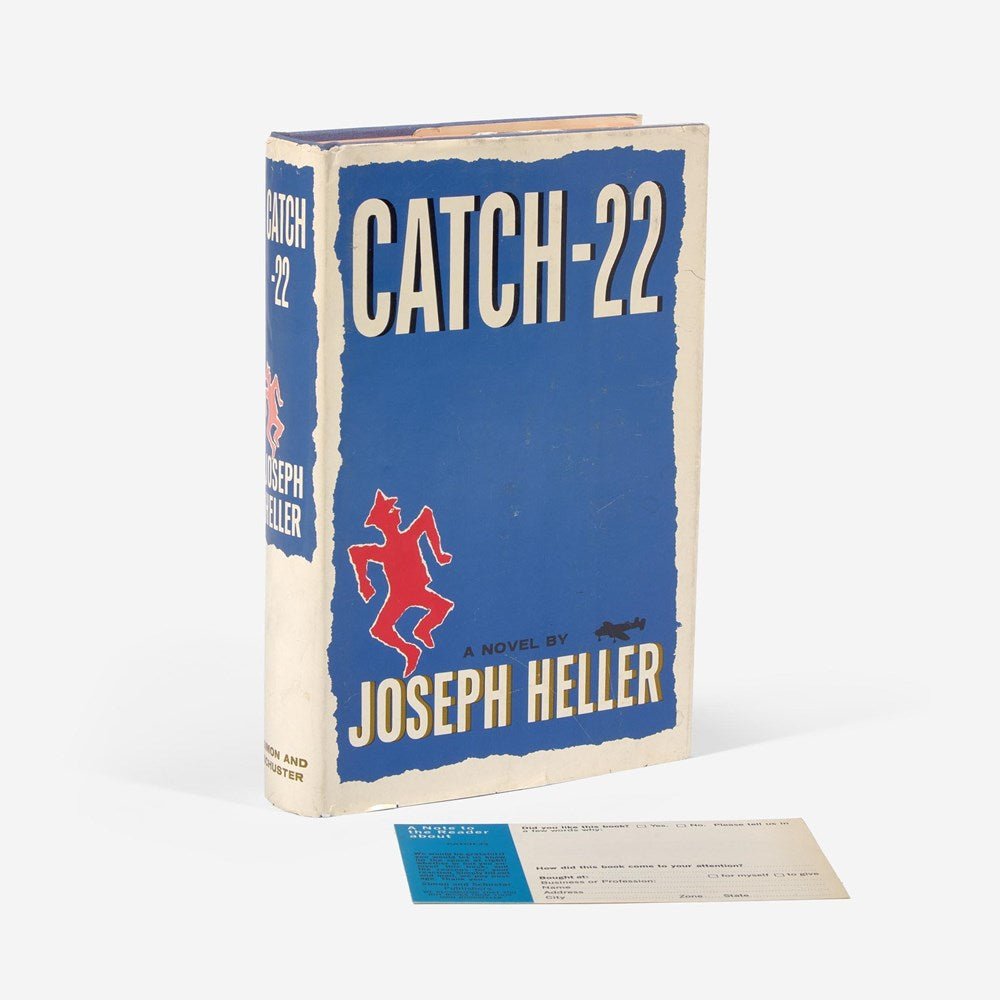 Catch - 22 by Joseph Heller, First Edition, First Printing, in Original Dust Jacket, 1961 - The Great Republic