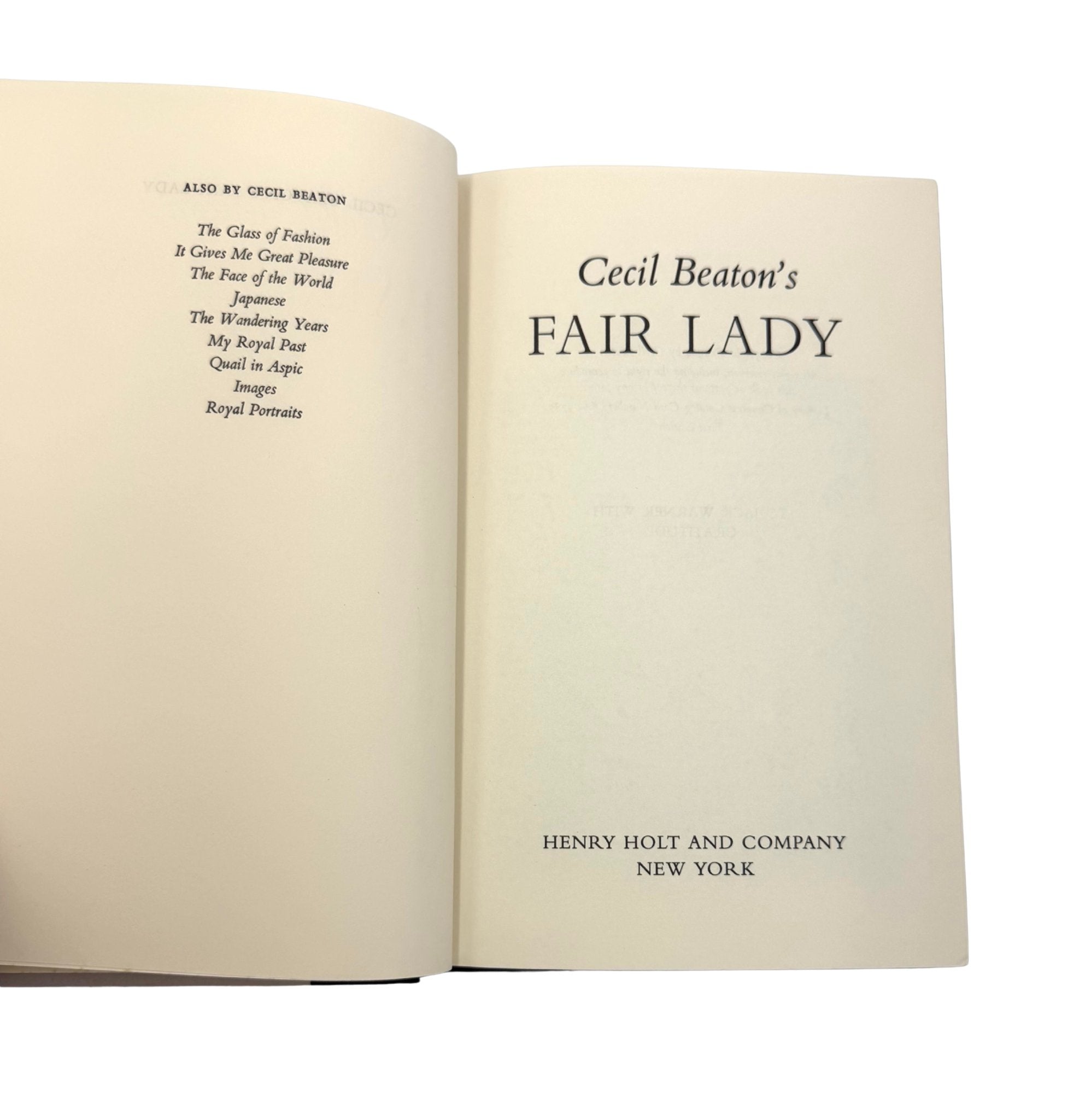 Cecil Beaton's Fair Lady by Cecil Beaton, First Edition Thus, in Original Dust Jacket, 1964 - The Great Republic